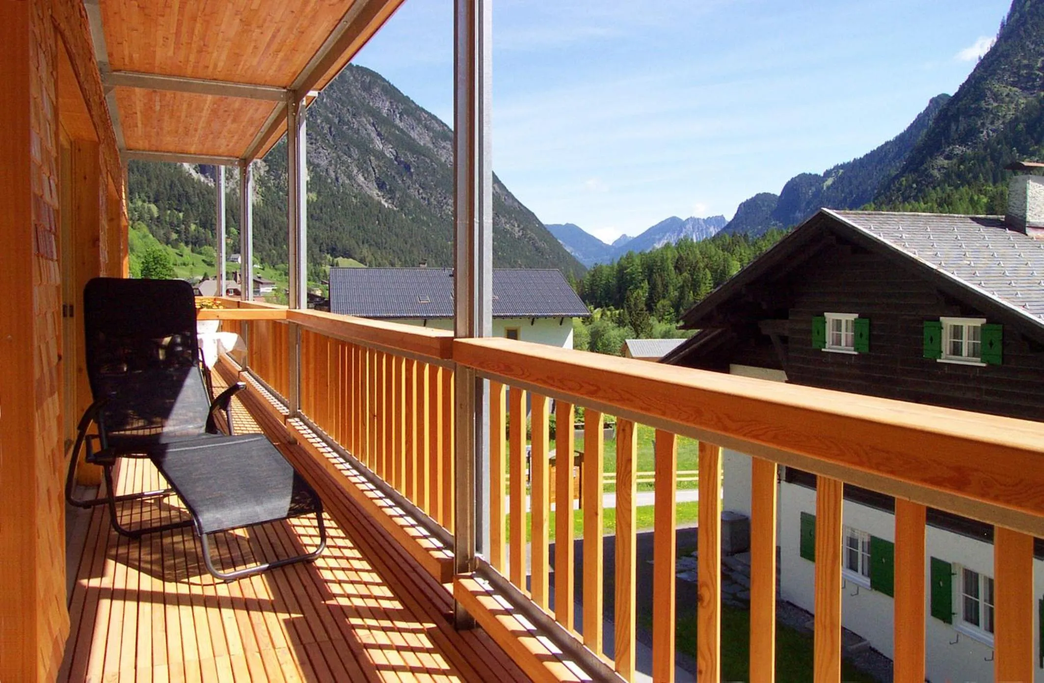 Balcony/Terrace in Biotel Bertel Naturappartements