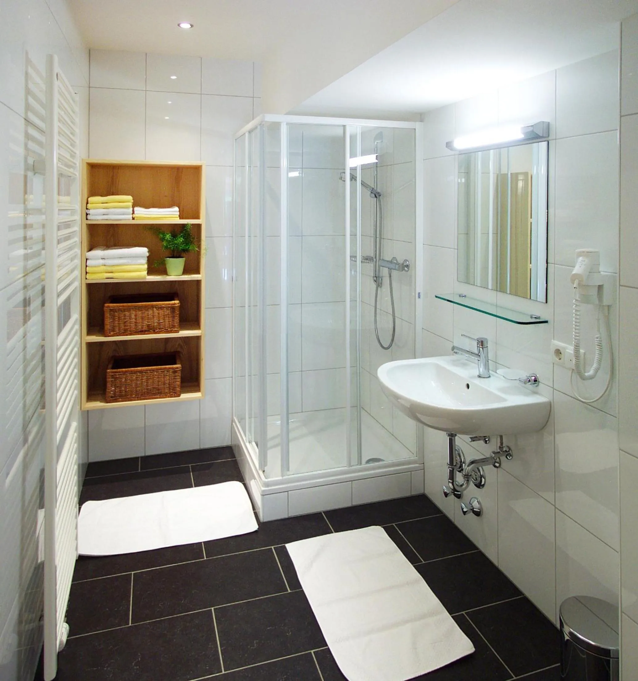 Shower in Biotel Bertel Naturappartements