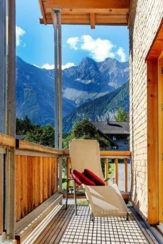 Balcony/Terrace in Biotel Bertel Naturappartements