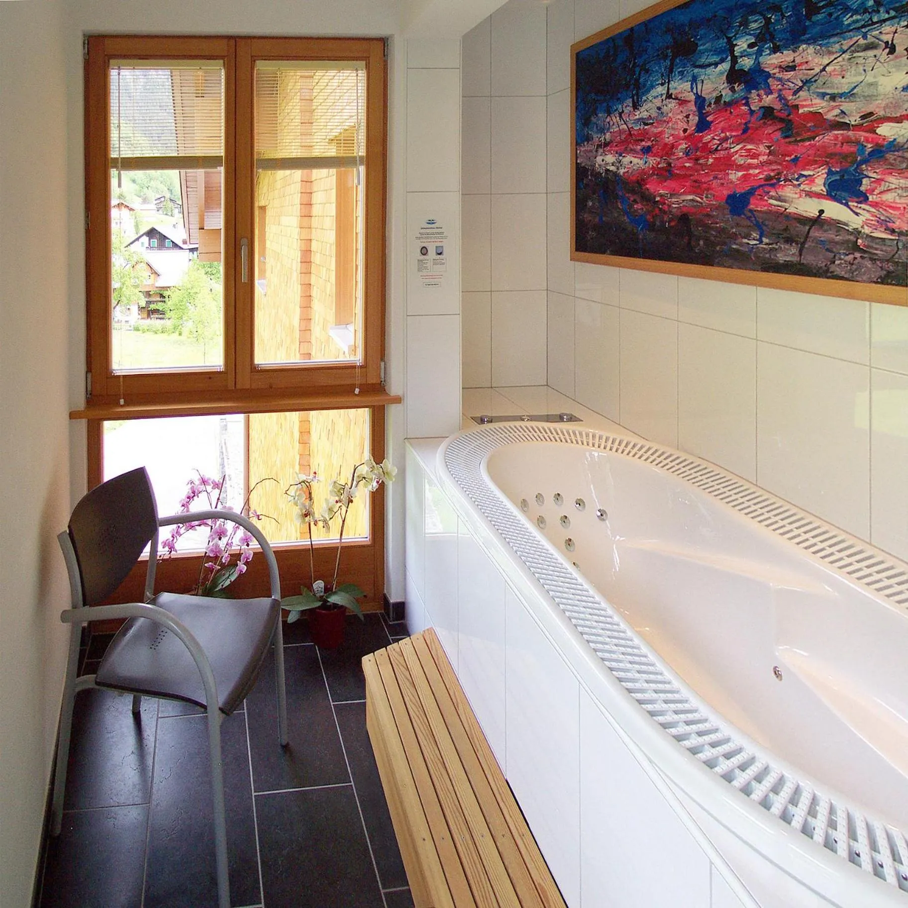 Hot Tub in Biotel Bertel Naturappartements