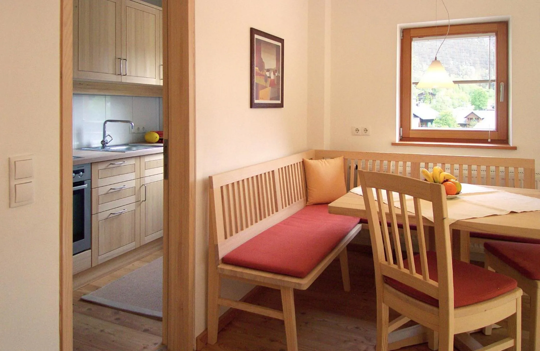 Kitchen or kitchenette in Biotel Bertel Naturappartements