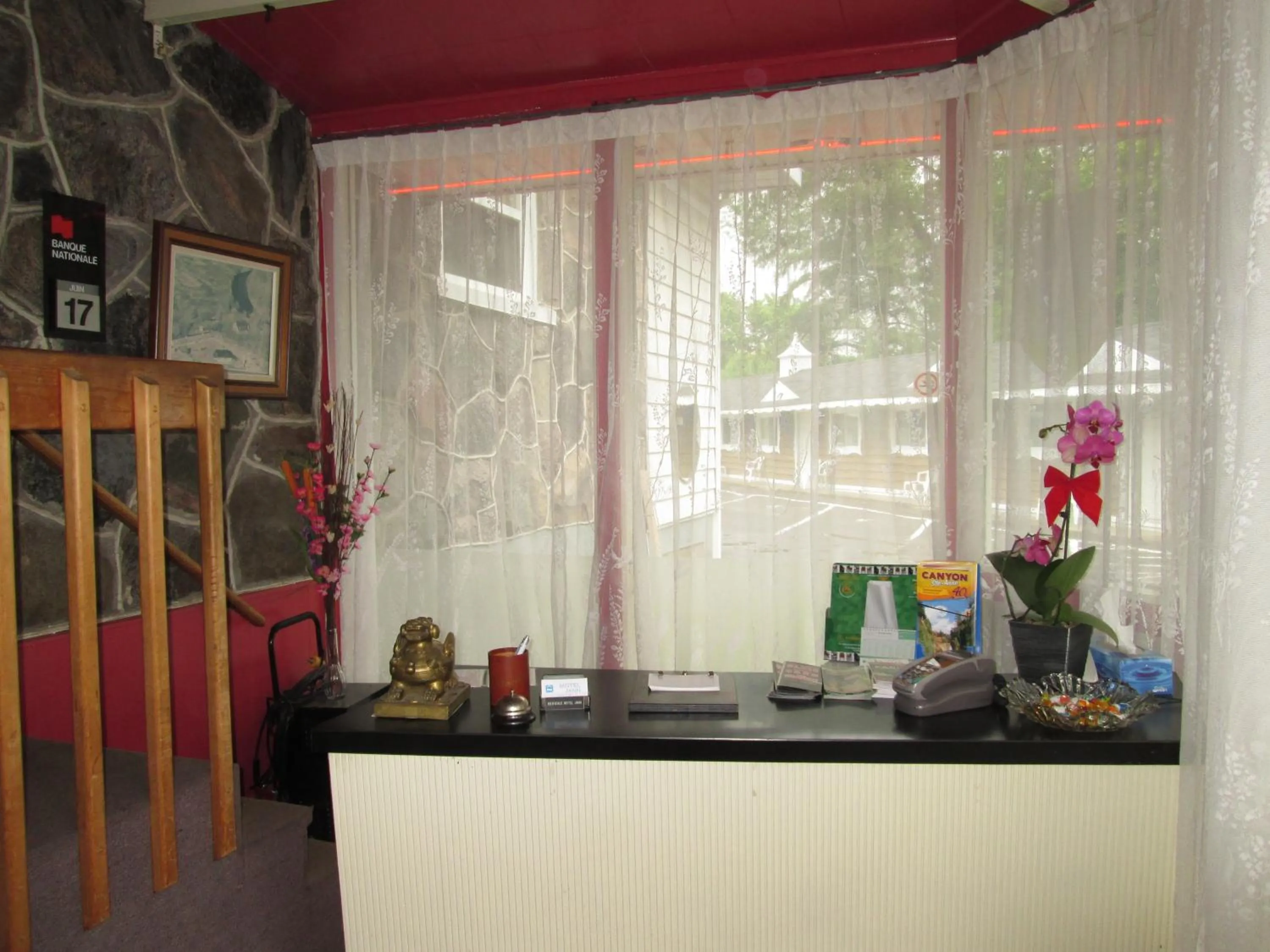 Lobby or reception in Motel Jann