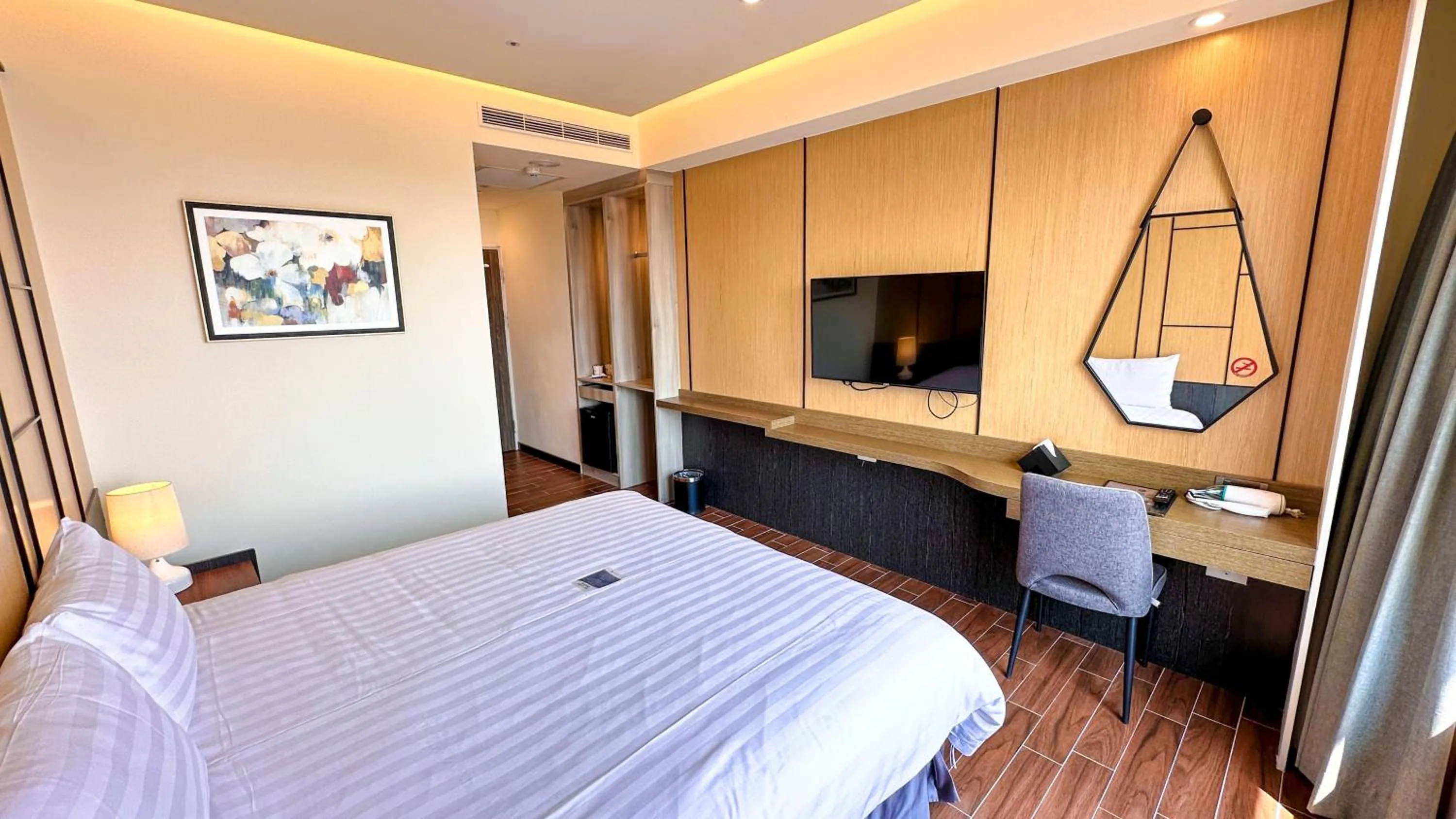 On site, Bed in Hotel A
