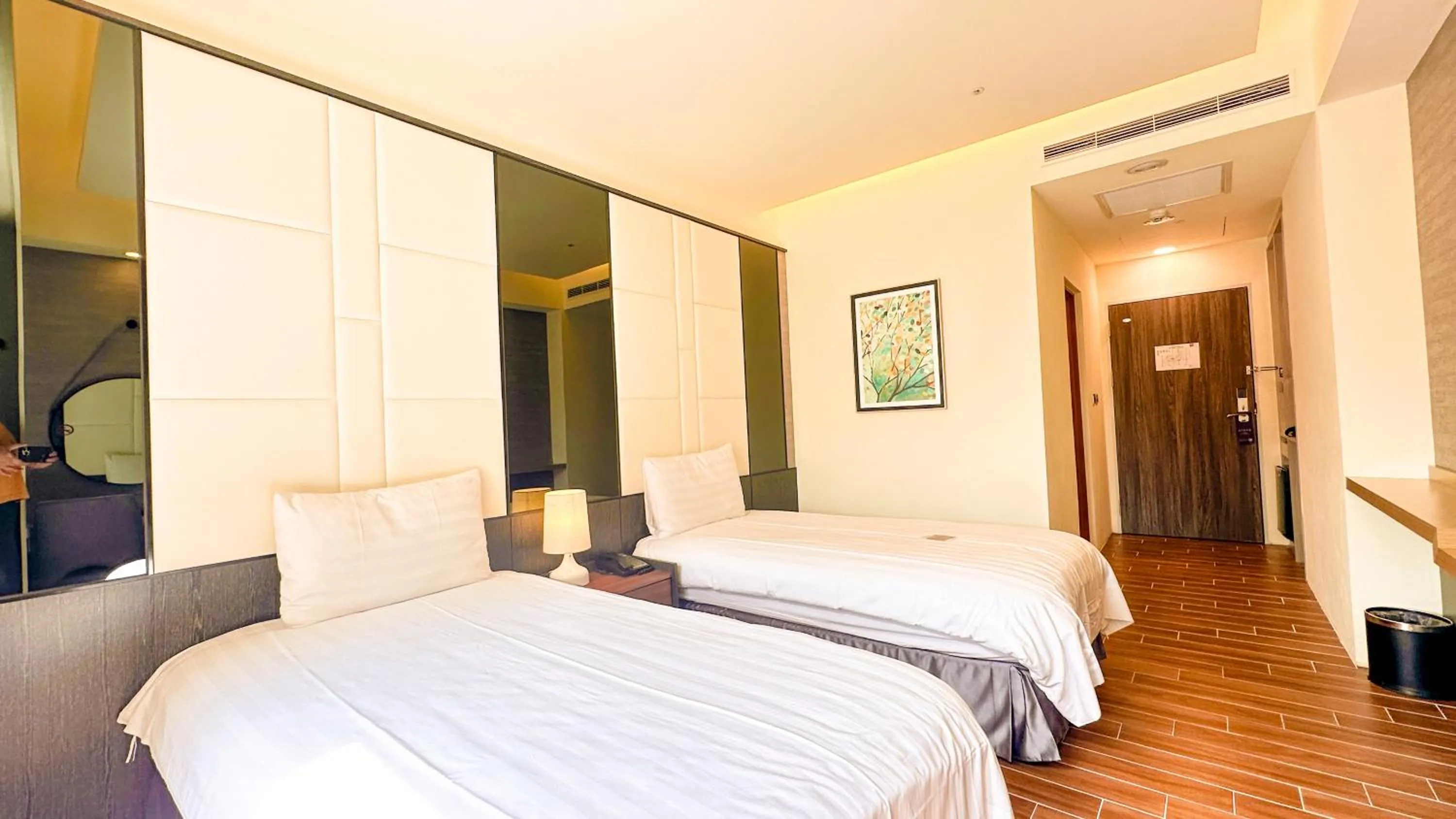 On site, Bed in Hotel A