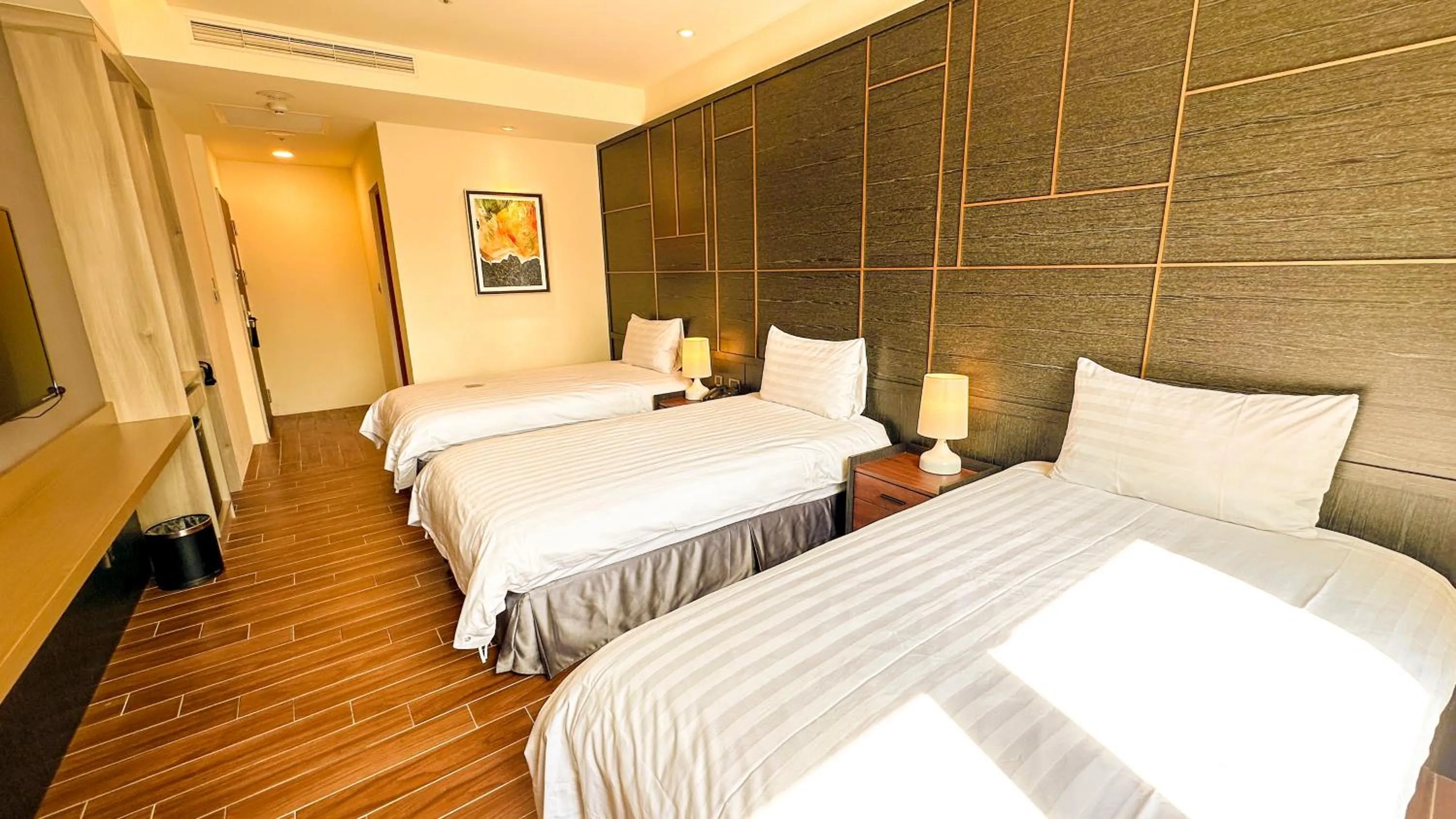 On site, Bed in Hotel A