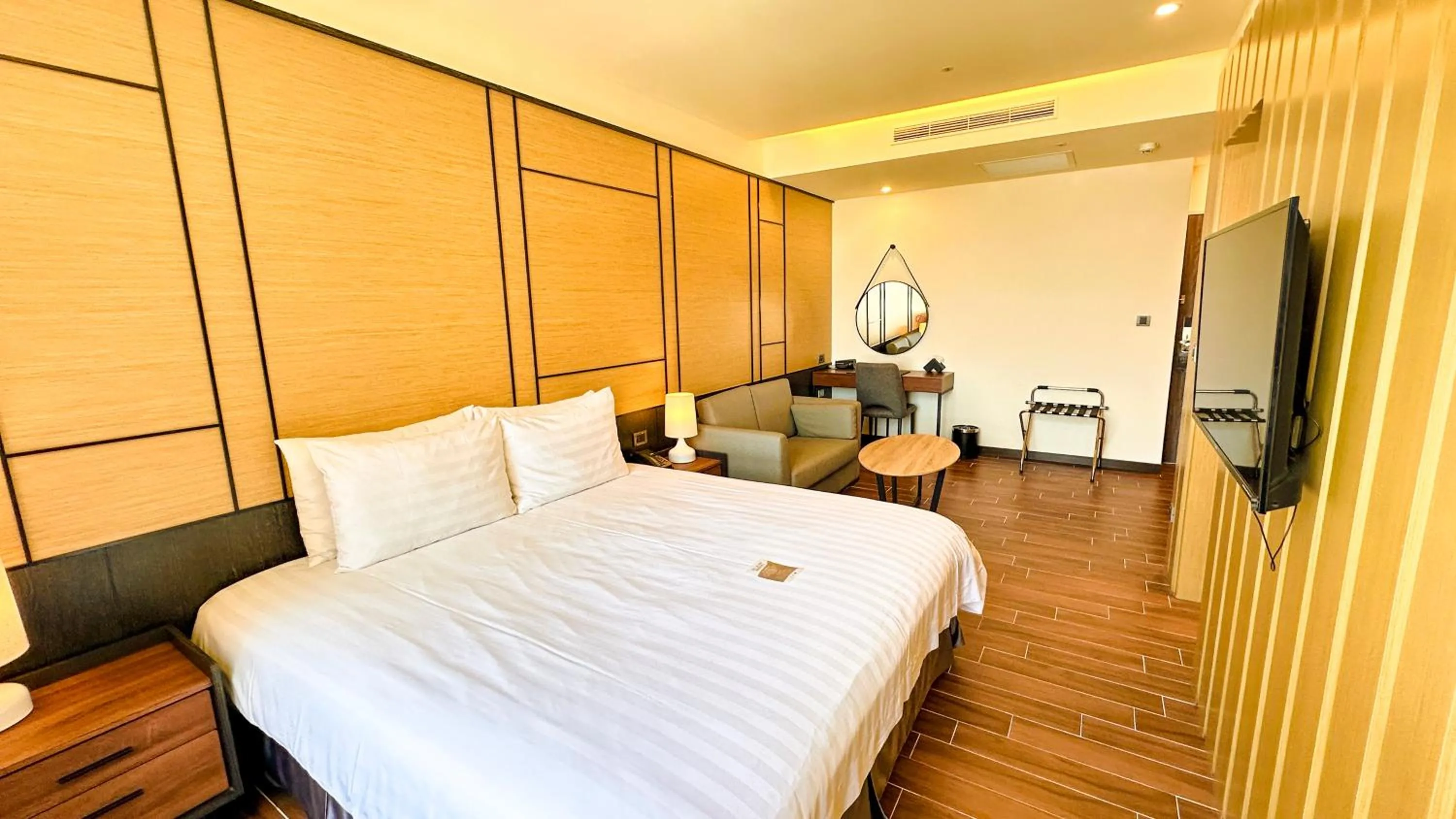 On site, Bed in Hotel A