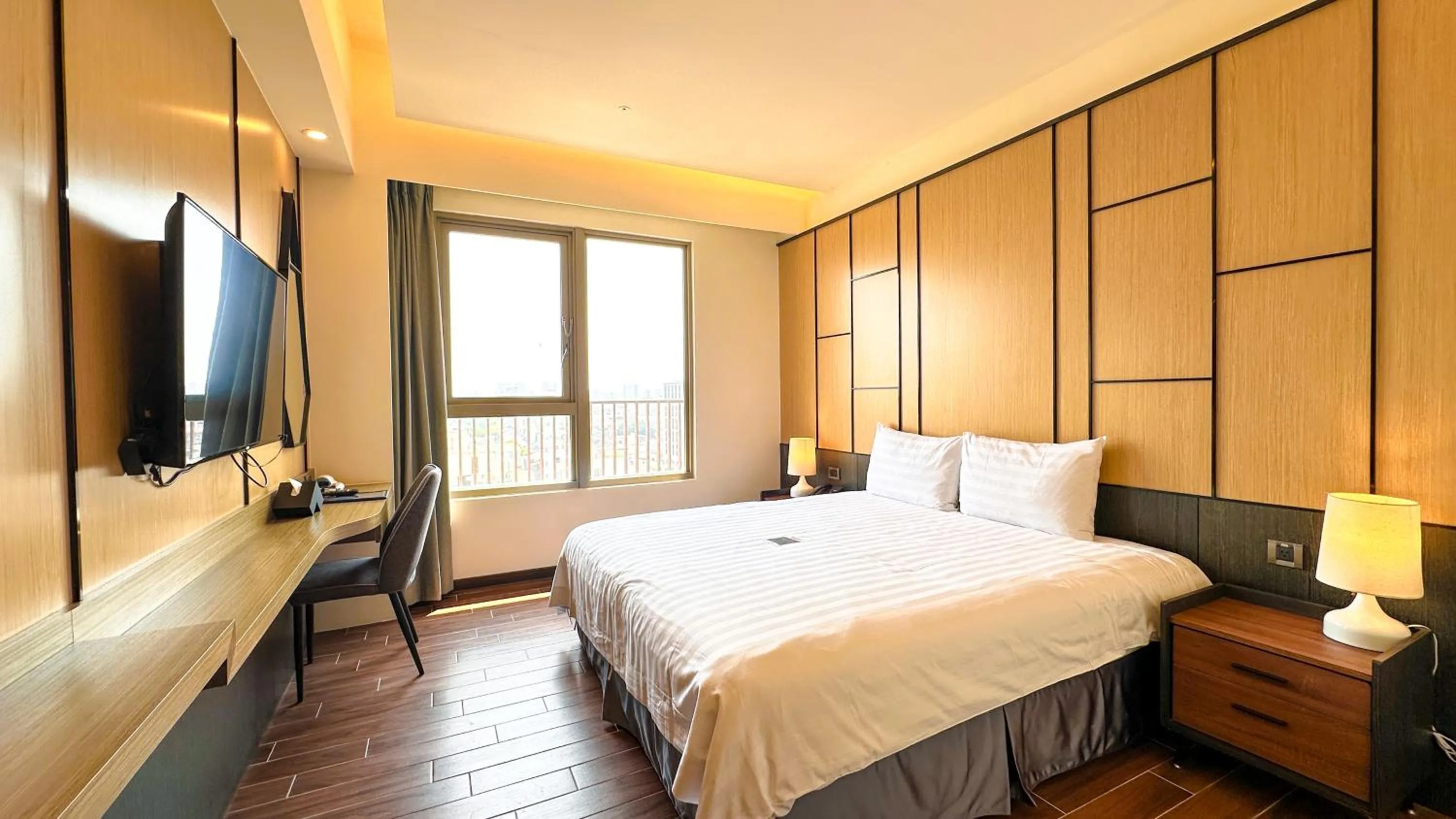 On site, Bed in Hotel A