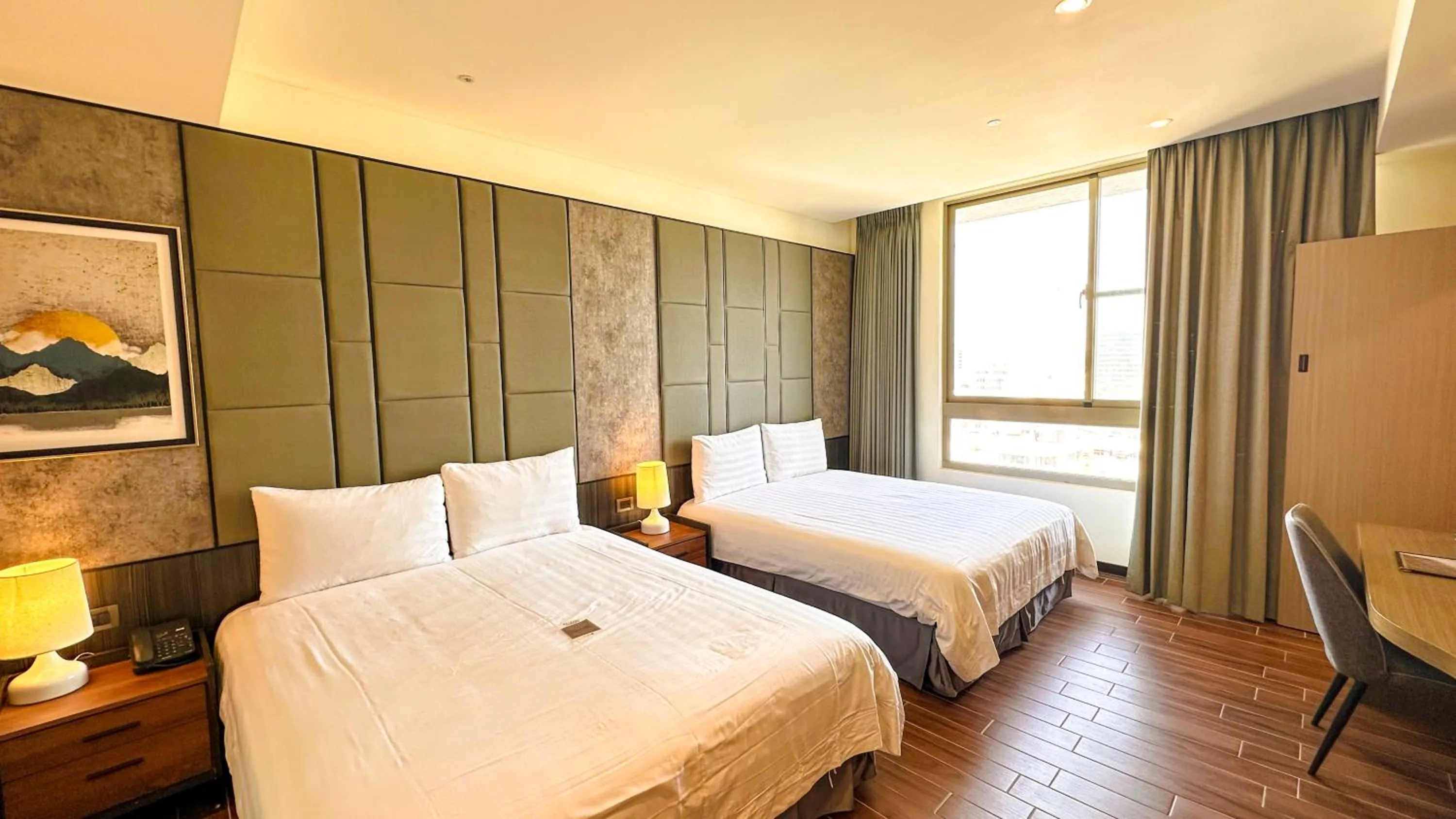 On site, Bed in Hotel A