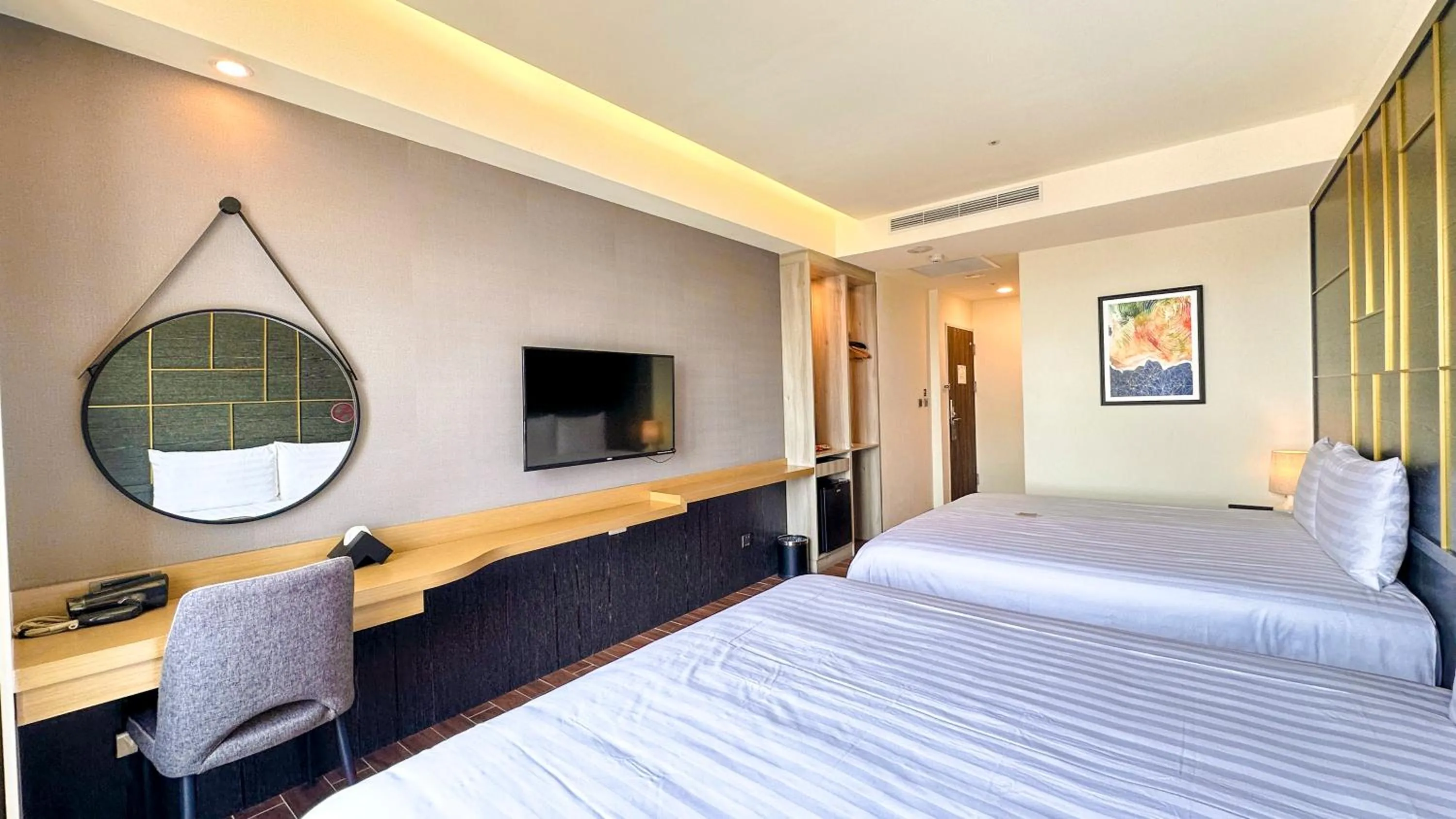 On site, Bed in Hotel A