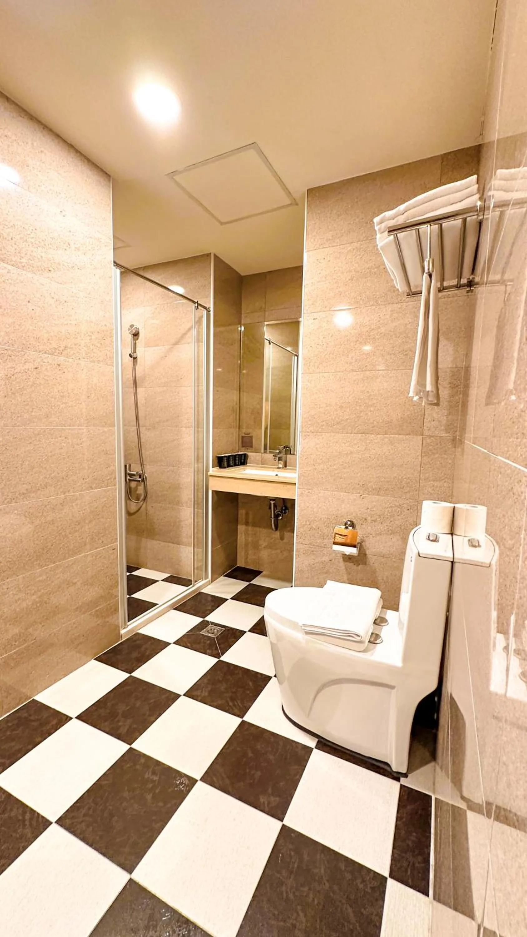 Toilet in Hotel A