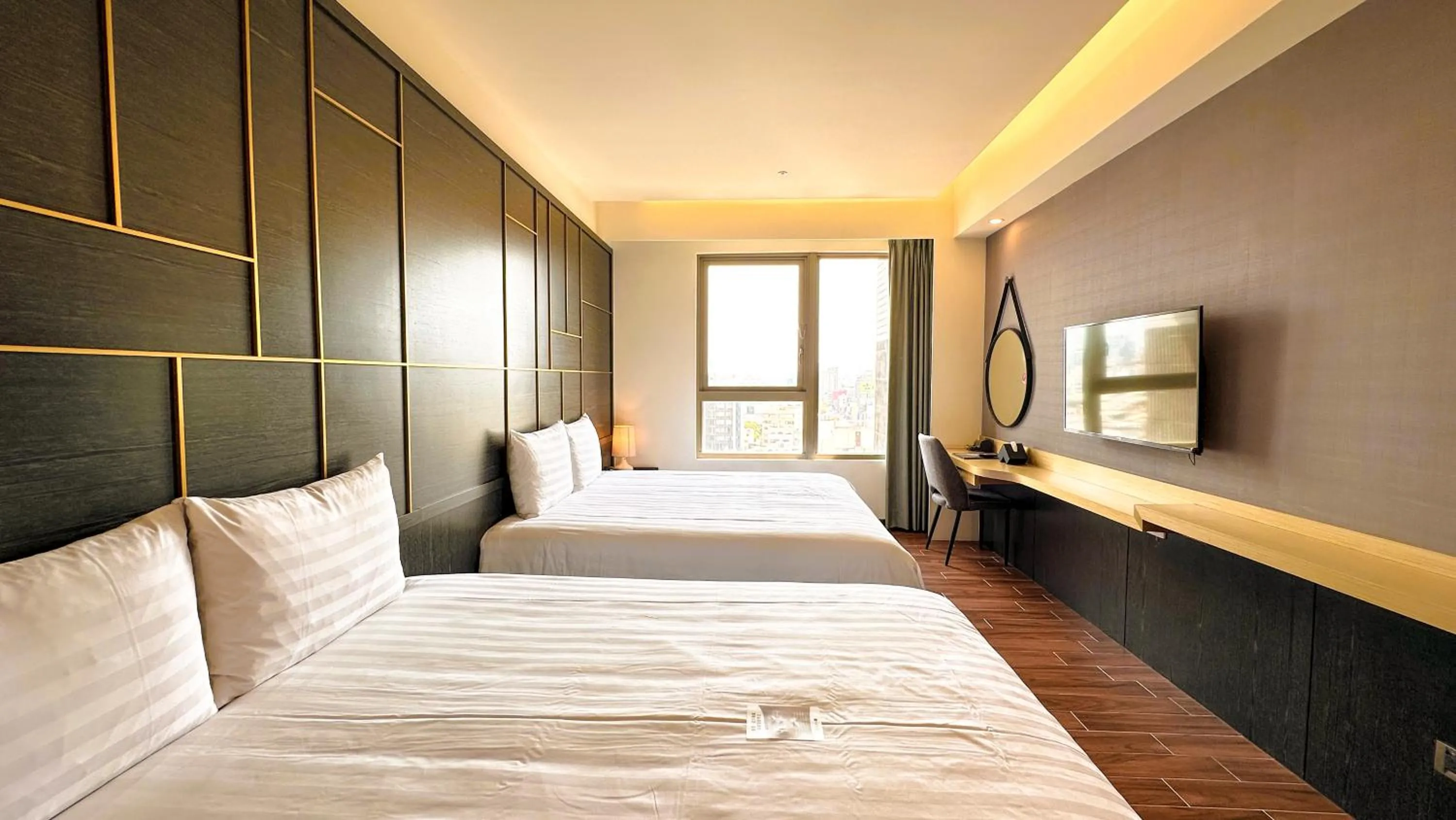 On site, Bed in Hotel A
