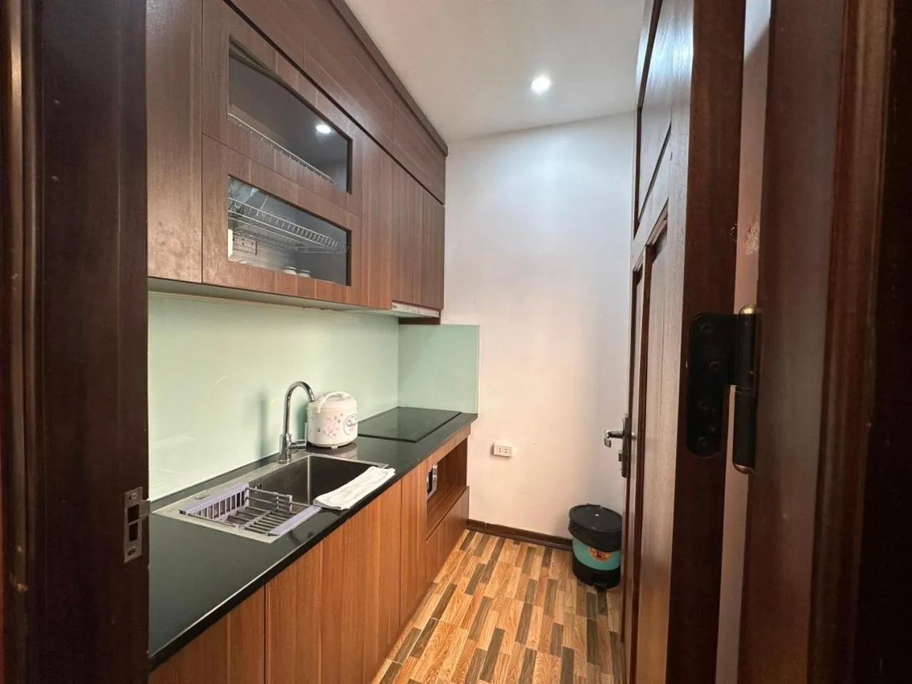 Kitchen or kitchenette in Hana Stay Trần Quốc Hoàn