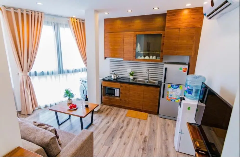 Living room in Hana Stay Trần Quốc Hoàn