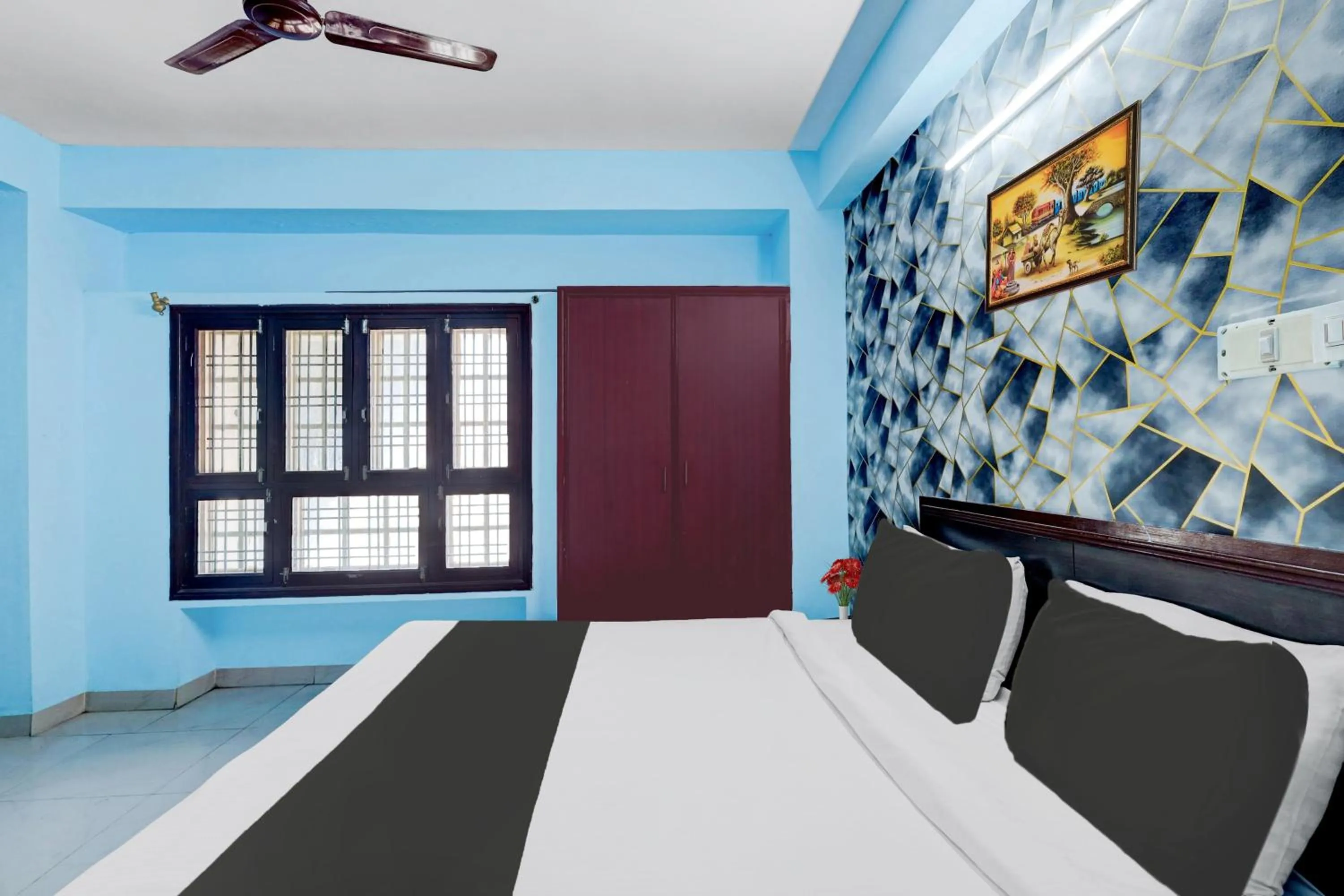 Bedroom, Bed in Super Hotel O Kennedy Nagar Near Railway Station formerly Jayalakshmi Residency