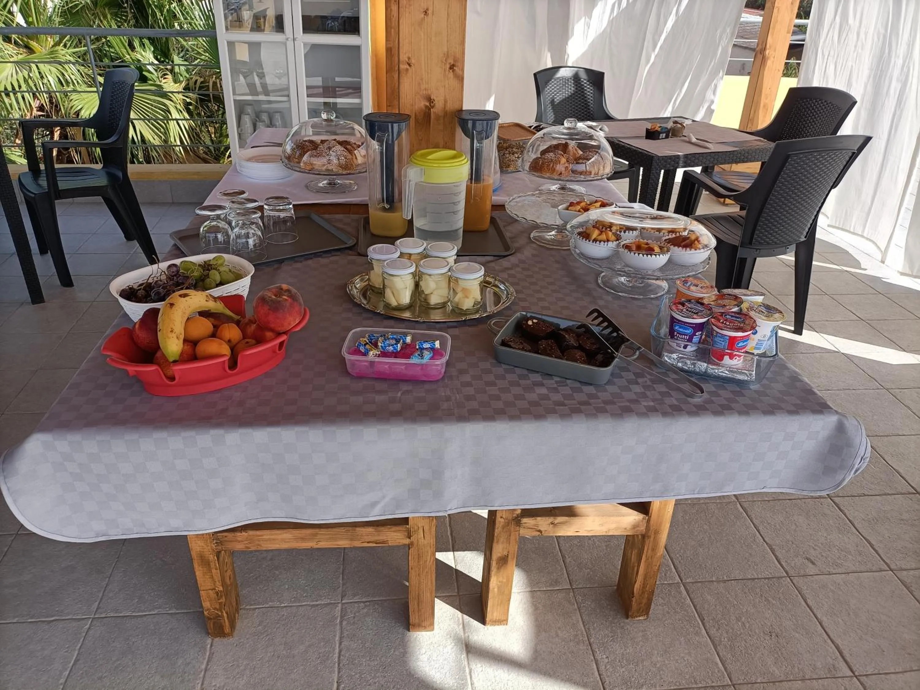 Continental breakfast in B&B Sale e Sole sul Mare
