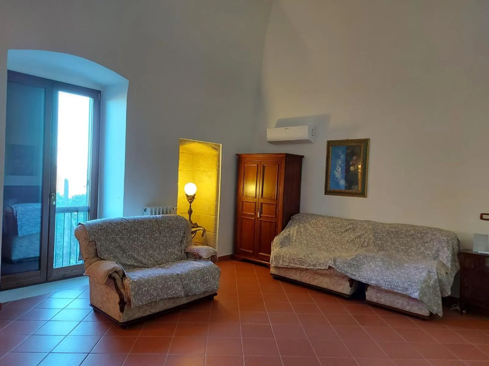 Living room in LA VILLA DEL CONTE