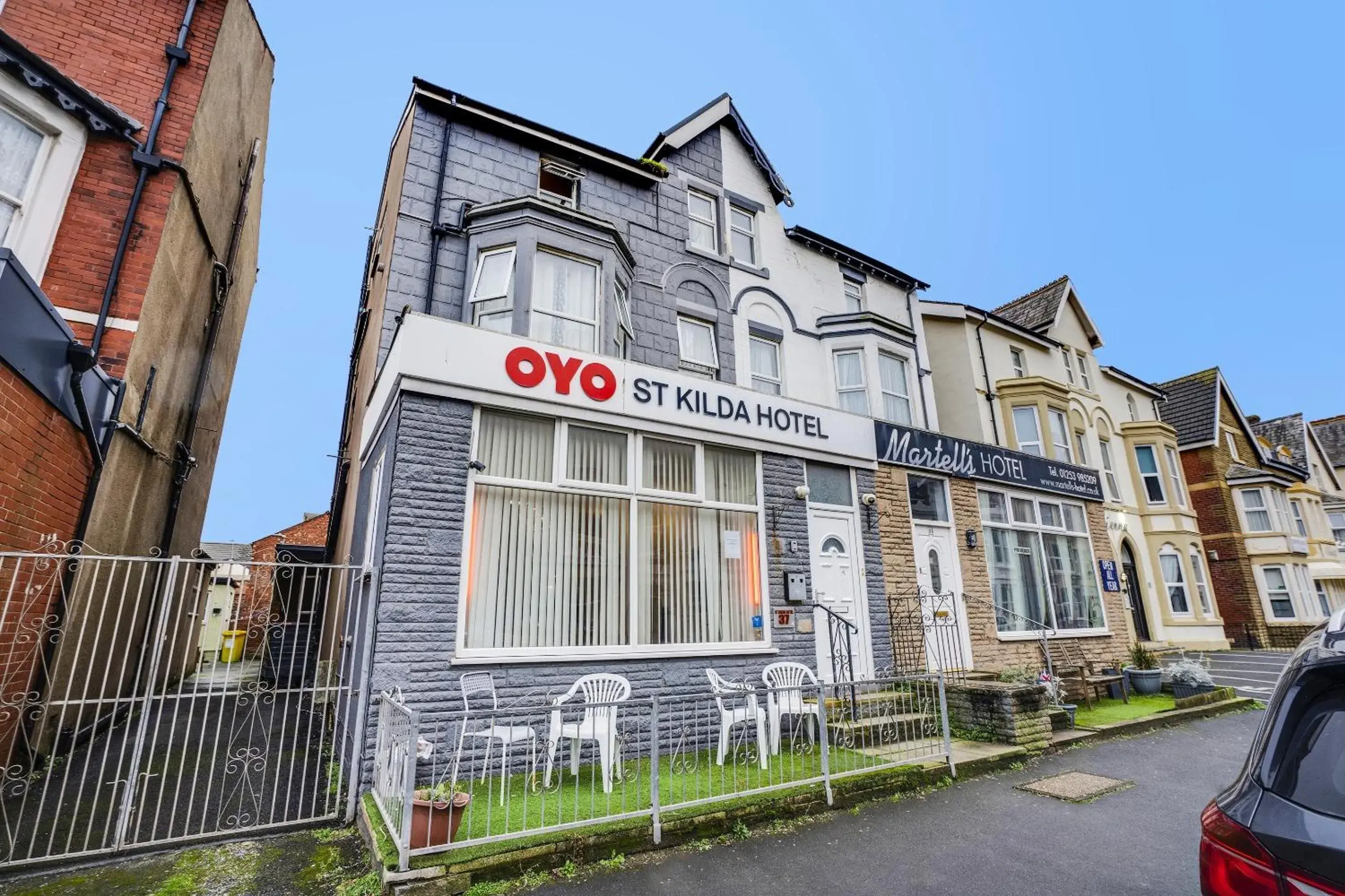 Facade/entrance in St Kildas, Blackpool Central Facade/entrance in St Kildas, Blackpool Central