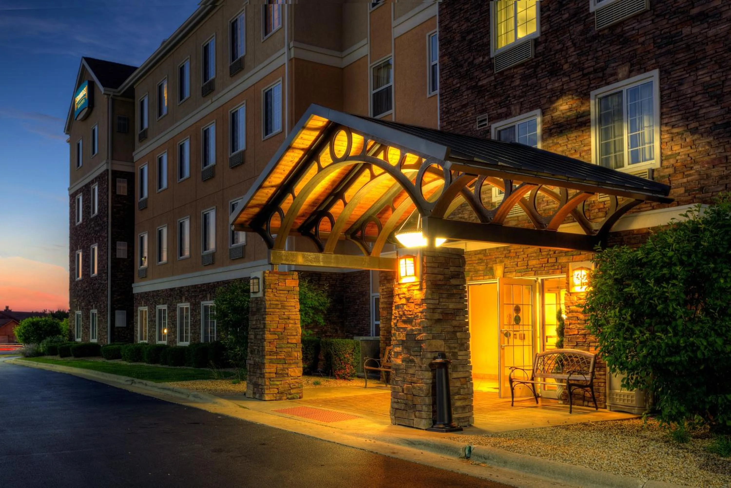 Property building in Staybridge Suites Rockford by IHG