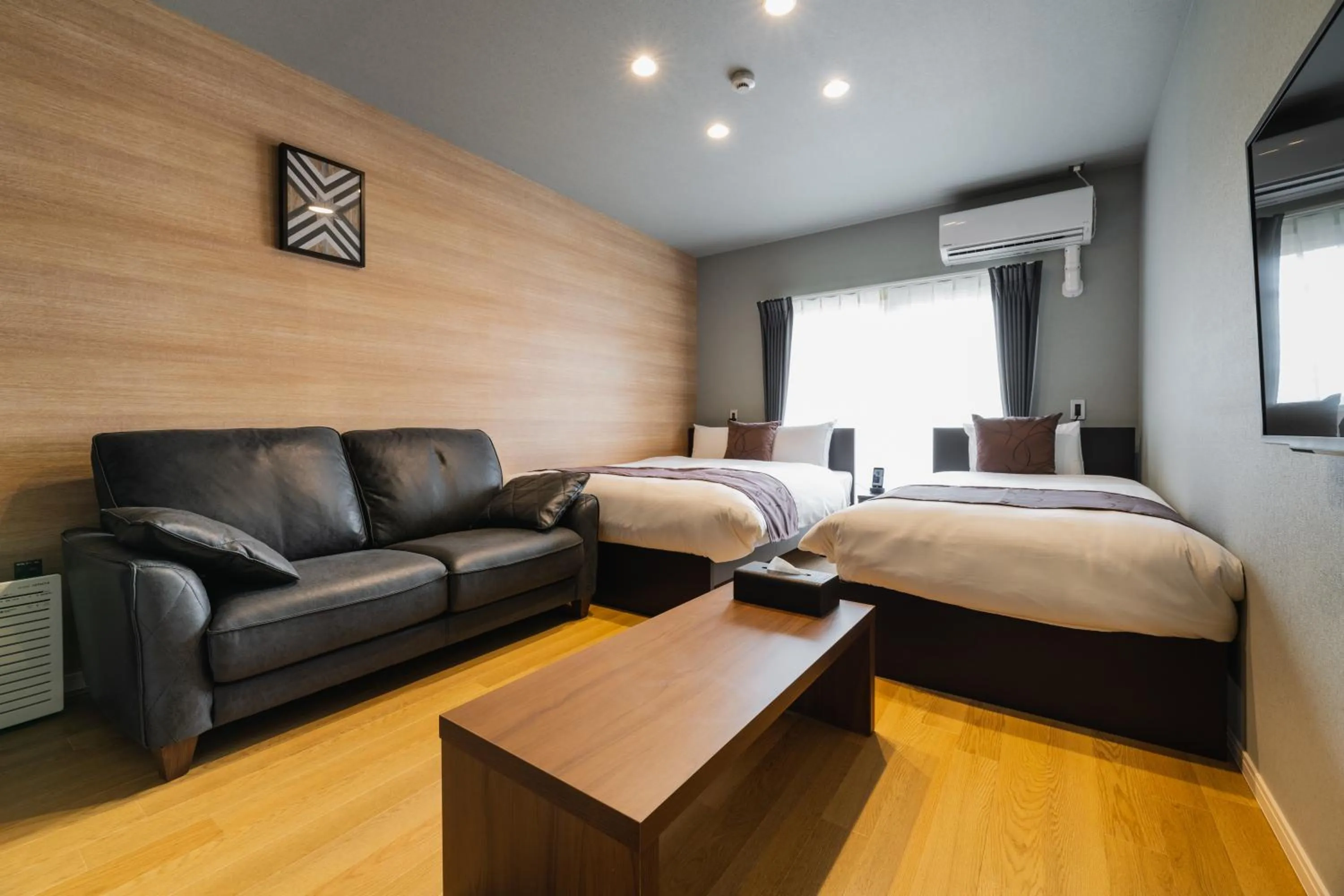 Photo of the whole room, Bed in Cocolie BEPPU