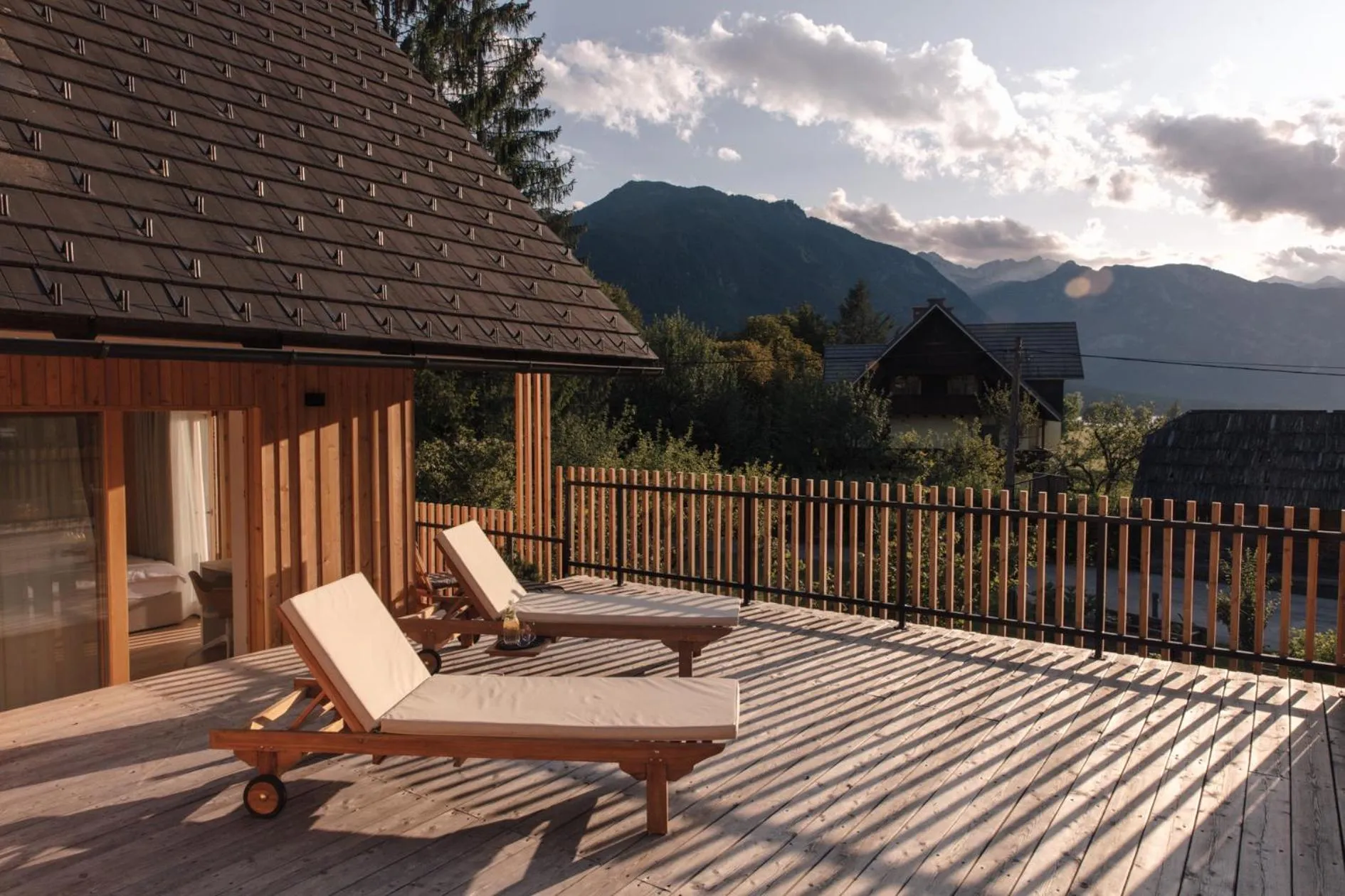 Patio in Hotel Majerca