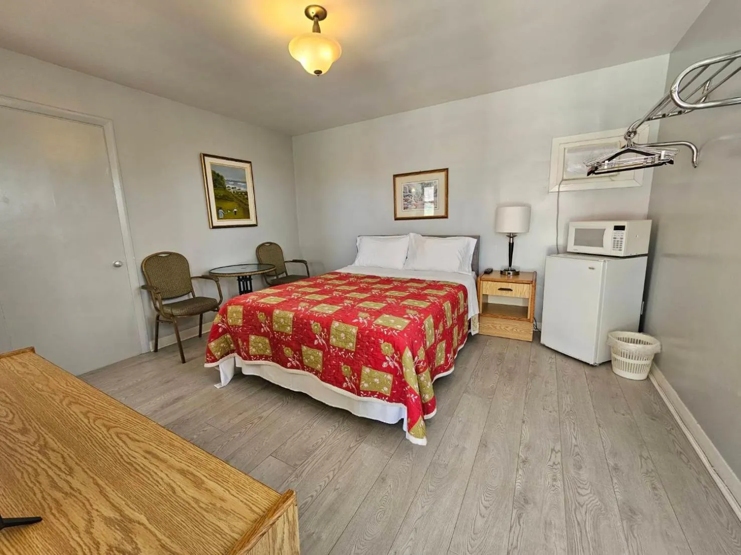 Bed in Motel Saint-Hilaire