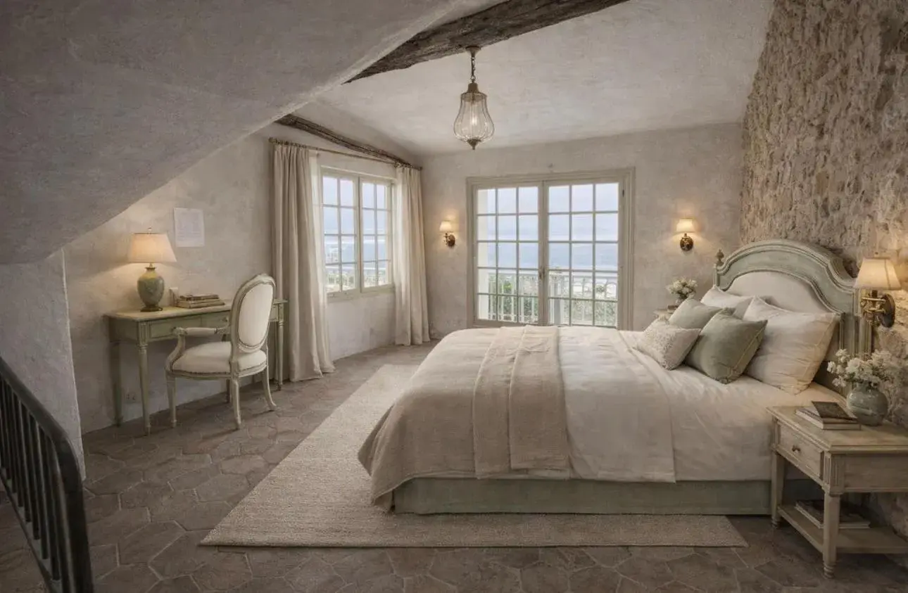 Deluxe Suite with Sea View in Hotel Le Saint Paul Deluxe Suite with Sea View in Hotel Le Saint Paul