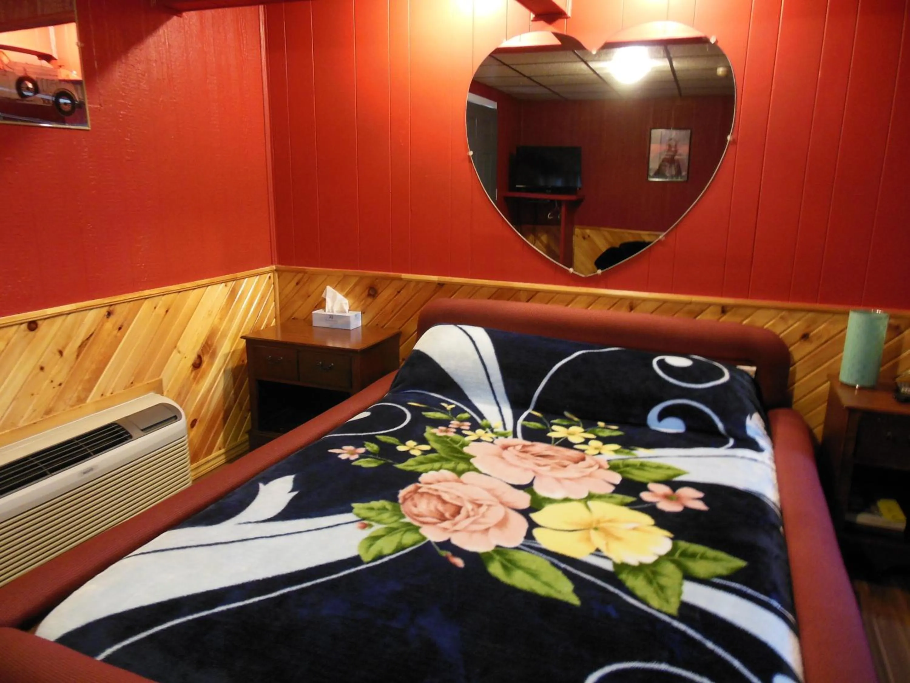 Bed in Motor Court Motel