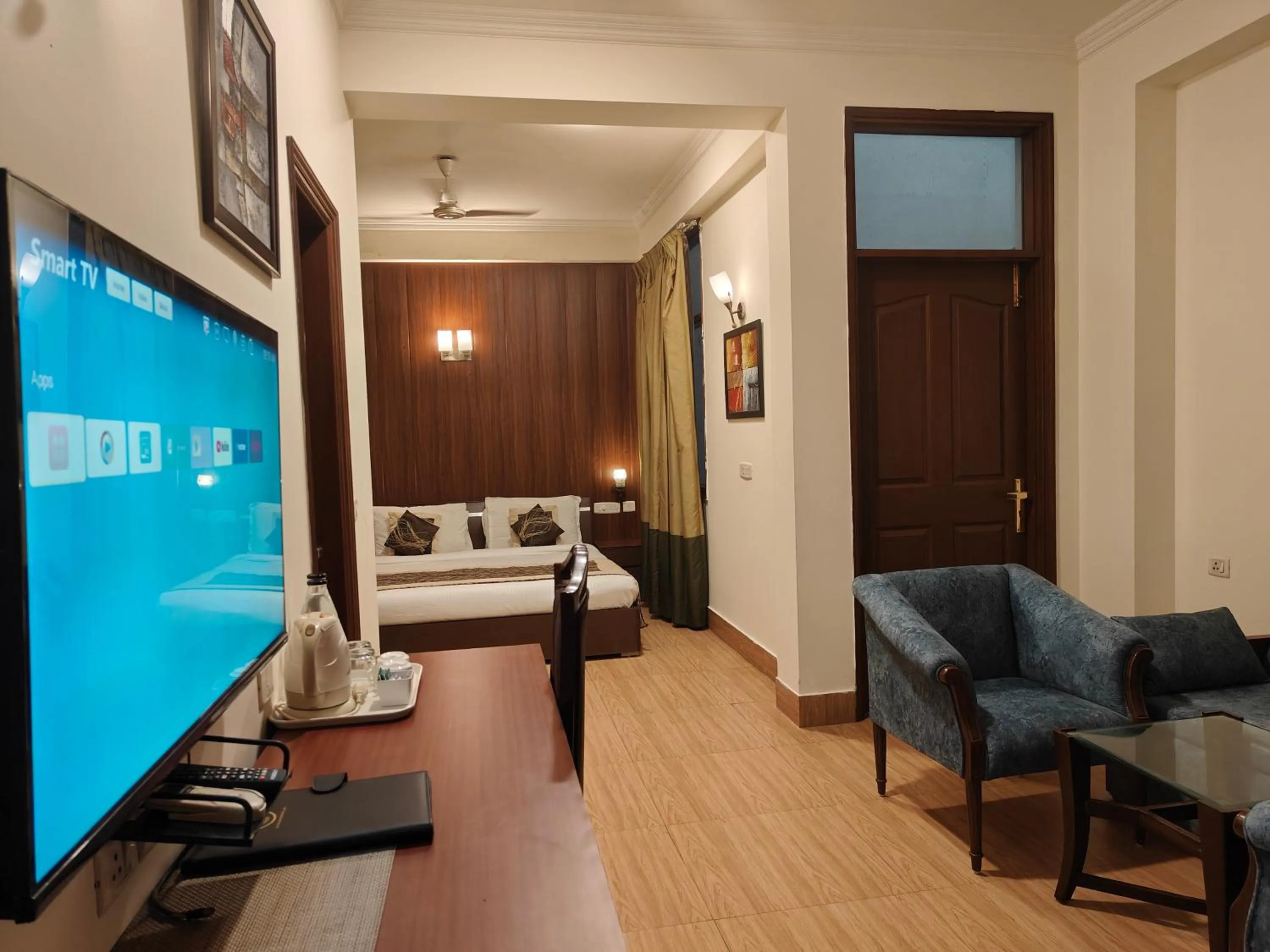 View (from property/room), Bed in Tavisha Villa Golf Course MG Road