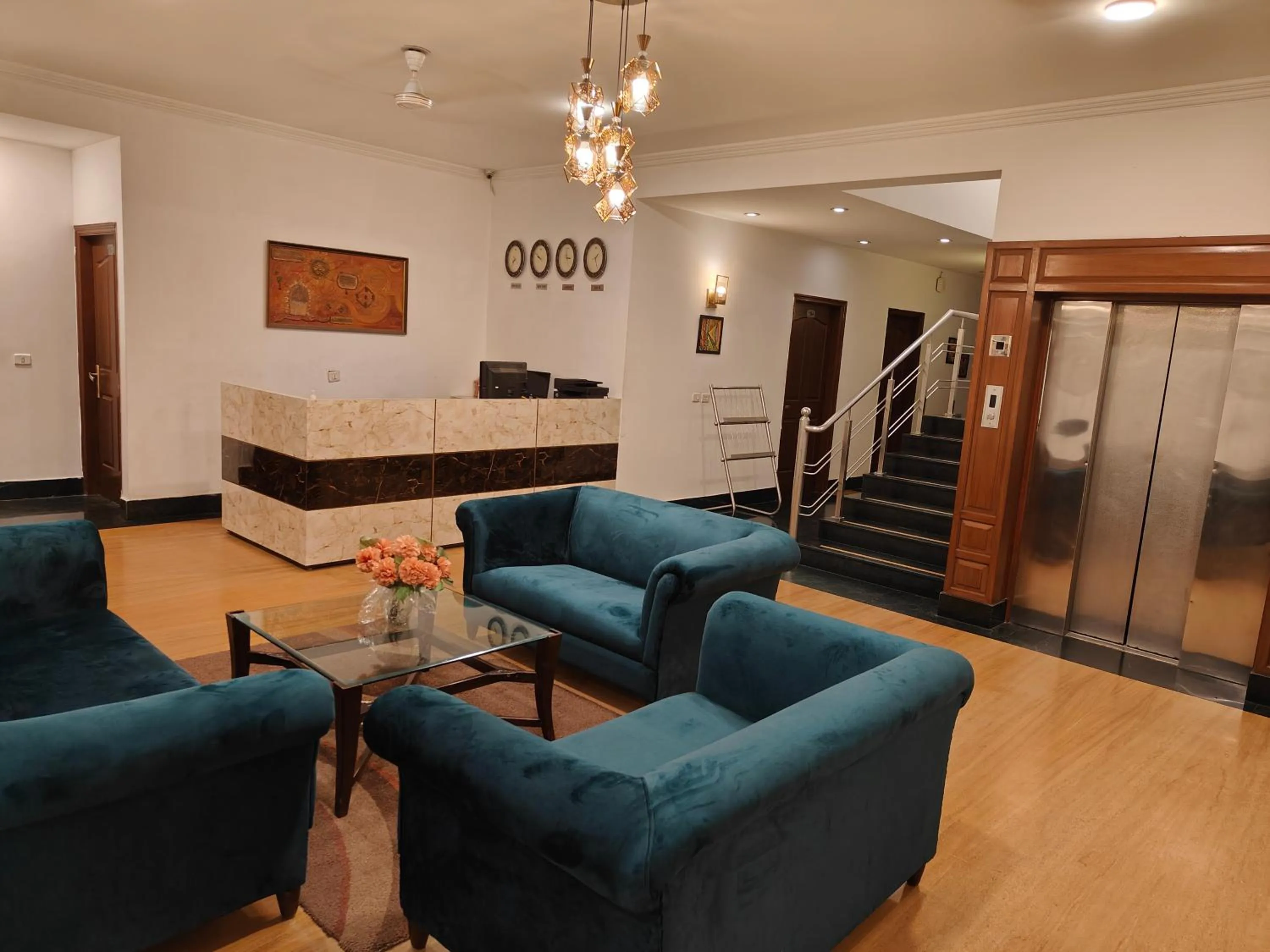 Lobby or reception in Tavisha Villa Golf Course MG Road