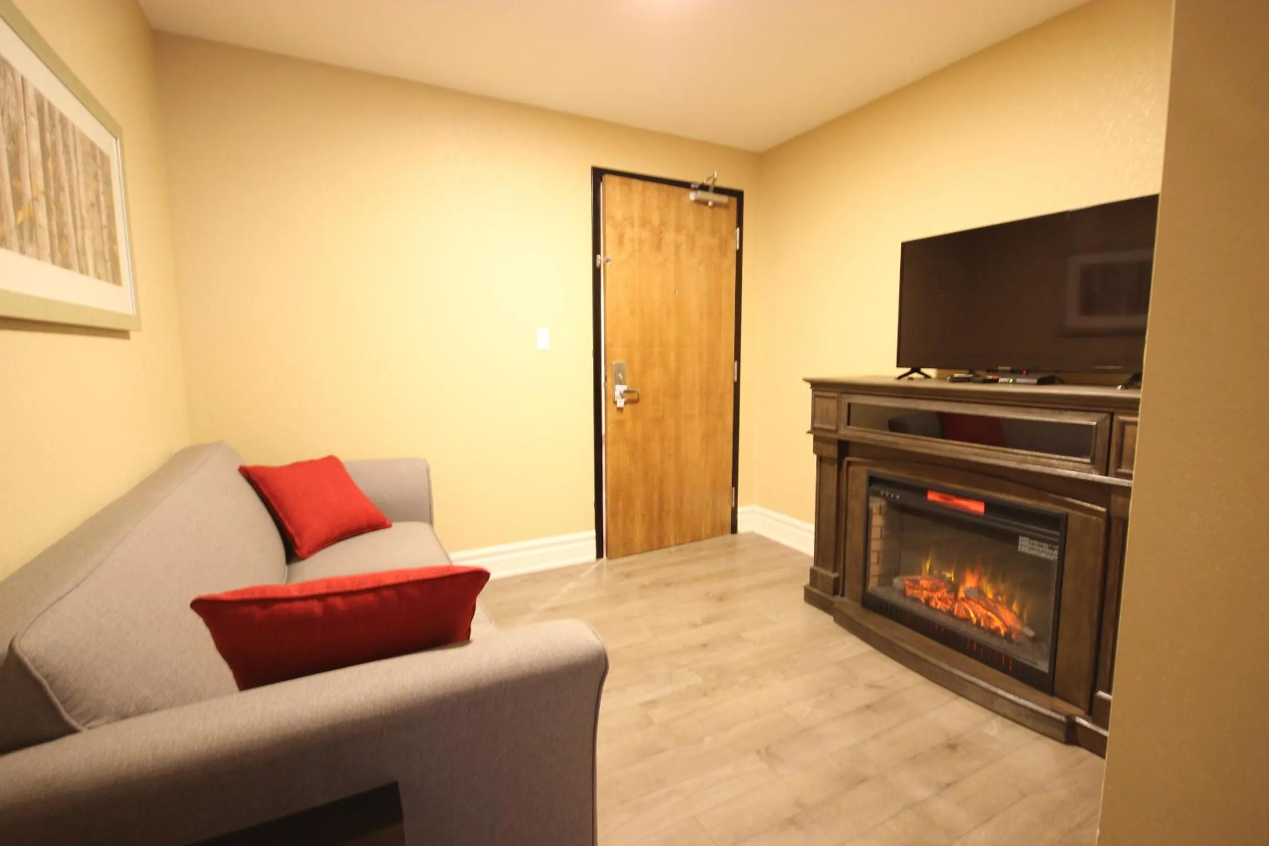 Seating area in Quality Inn