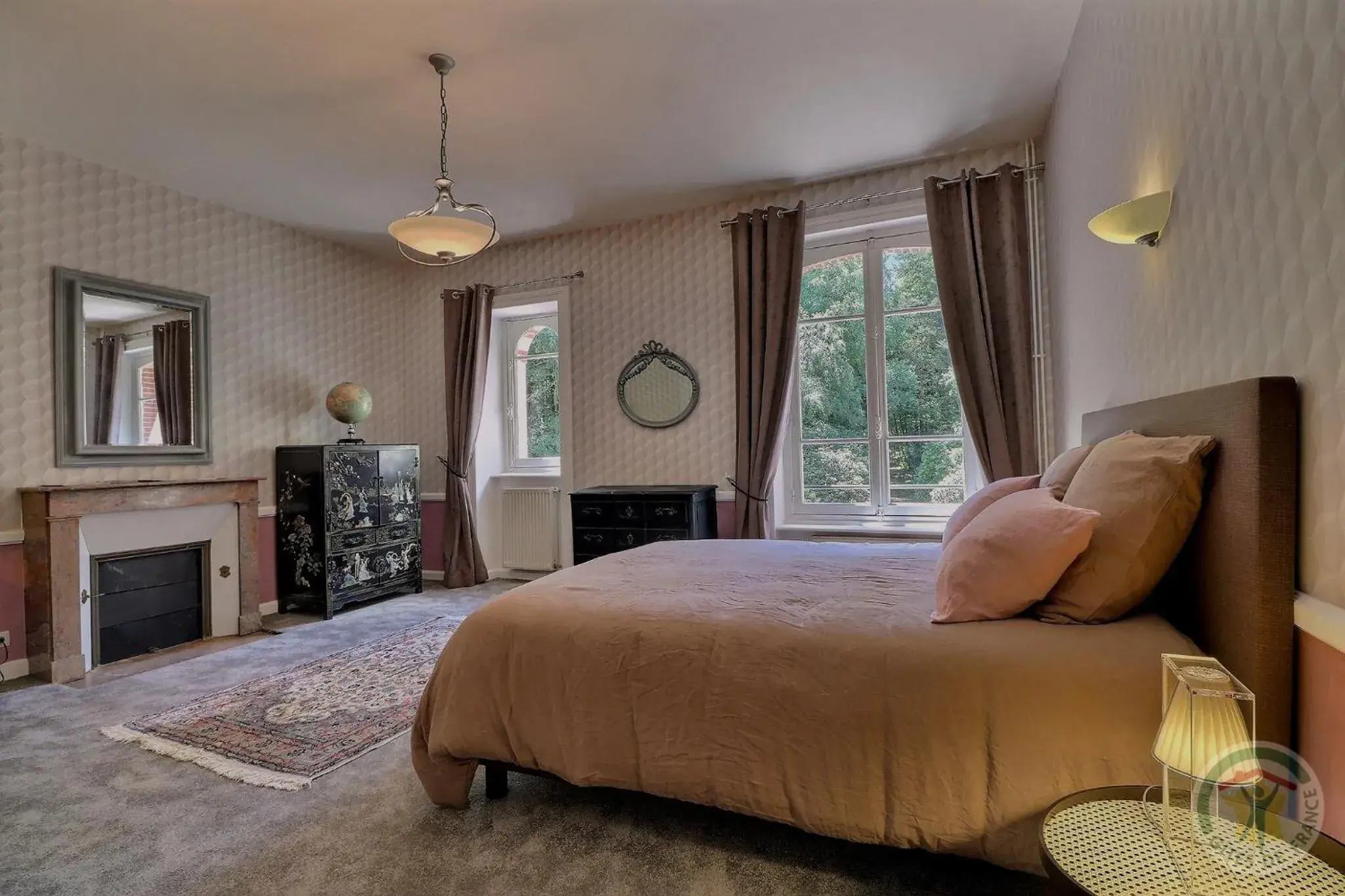 Double Room with Garden View in Manoir Les Brieux Double Room with Garden View in Manoir Les Brieux