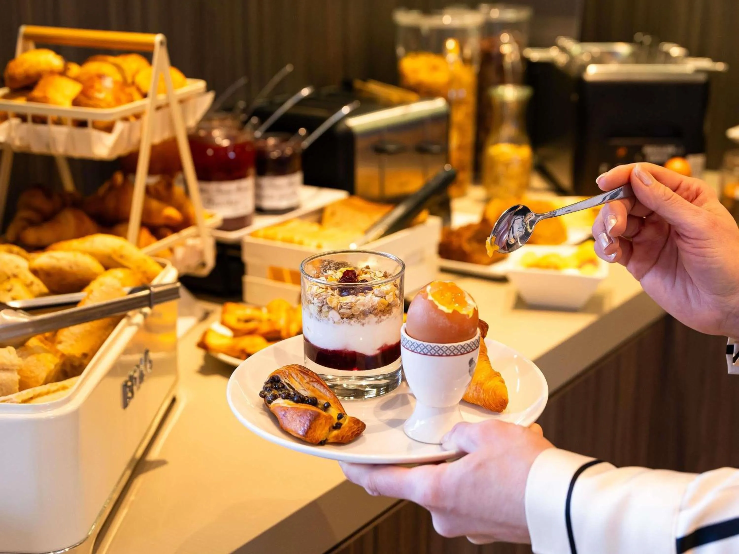Breakfast in ibis Styles Saint-Quentin