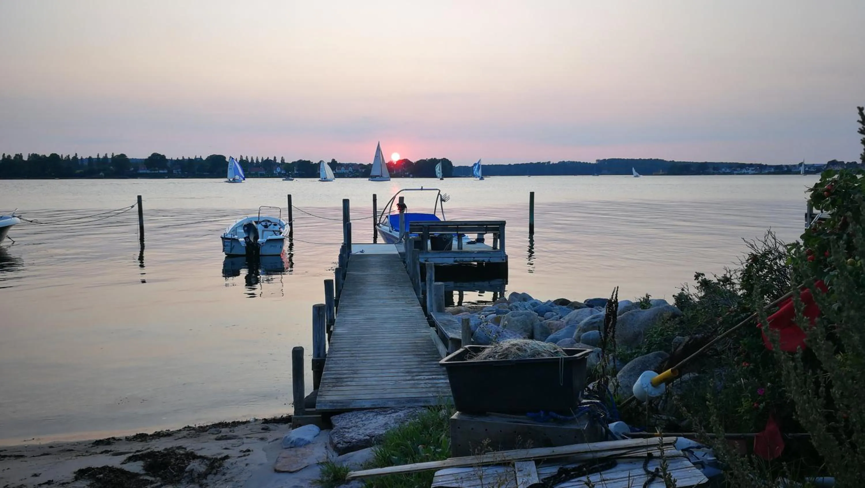 Natural landscape in Kastanievejens overnatning