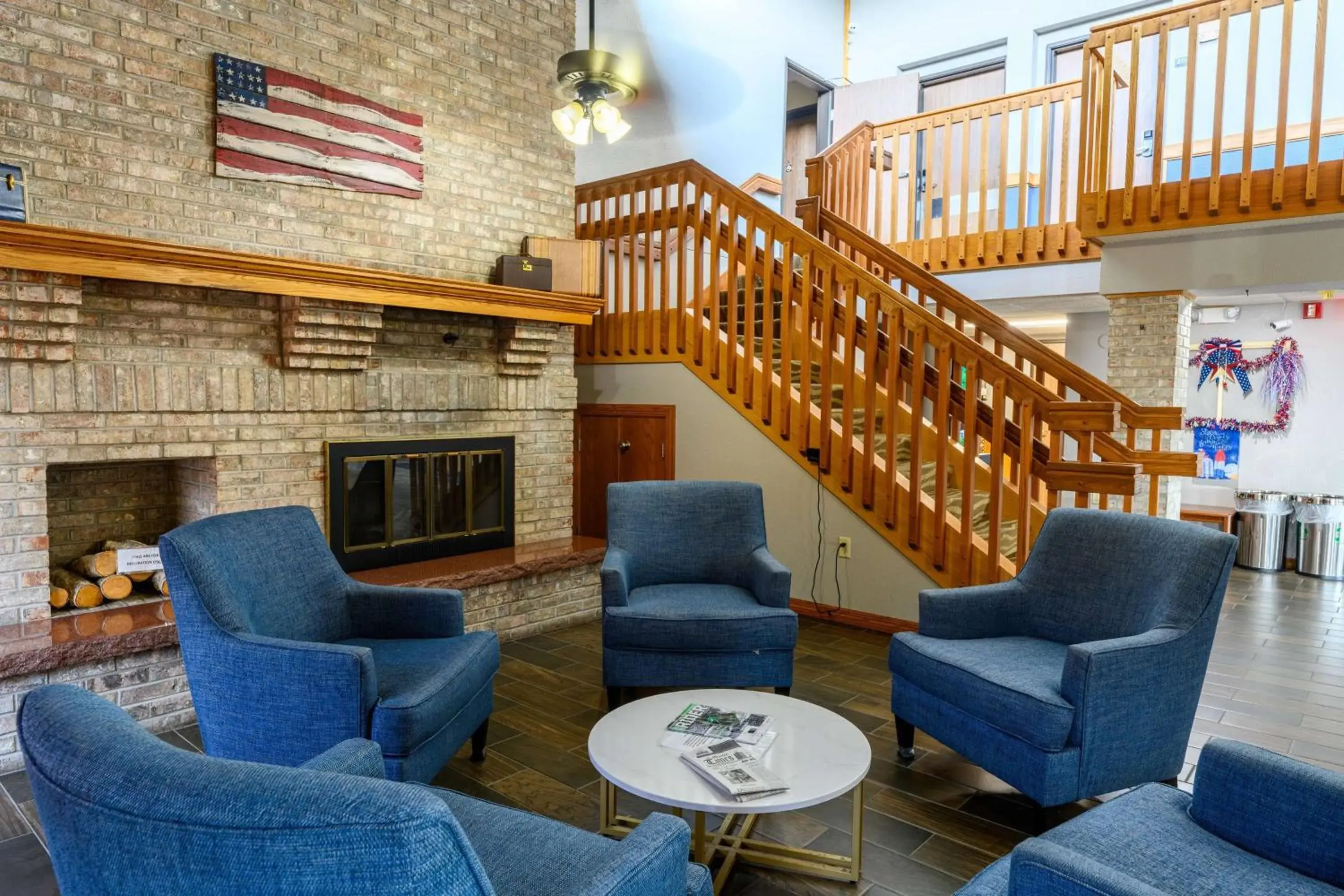 Lobby or reception in AmericInn by Wyndham Monroe Lobby or reception in AmericInn by Wyndham Monroe