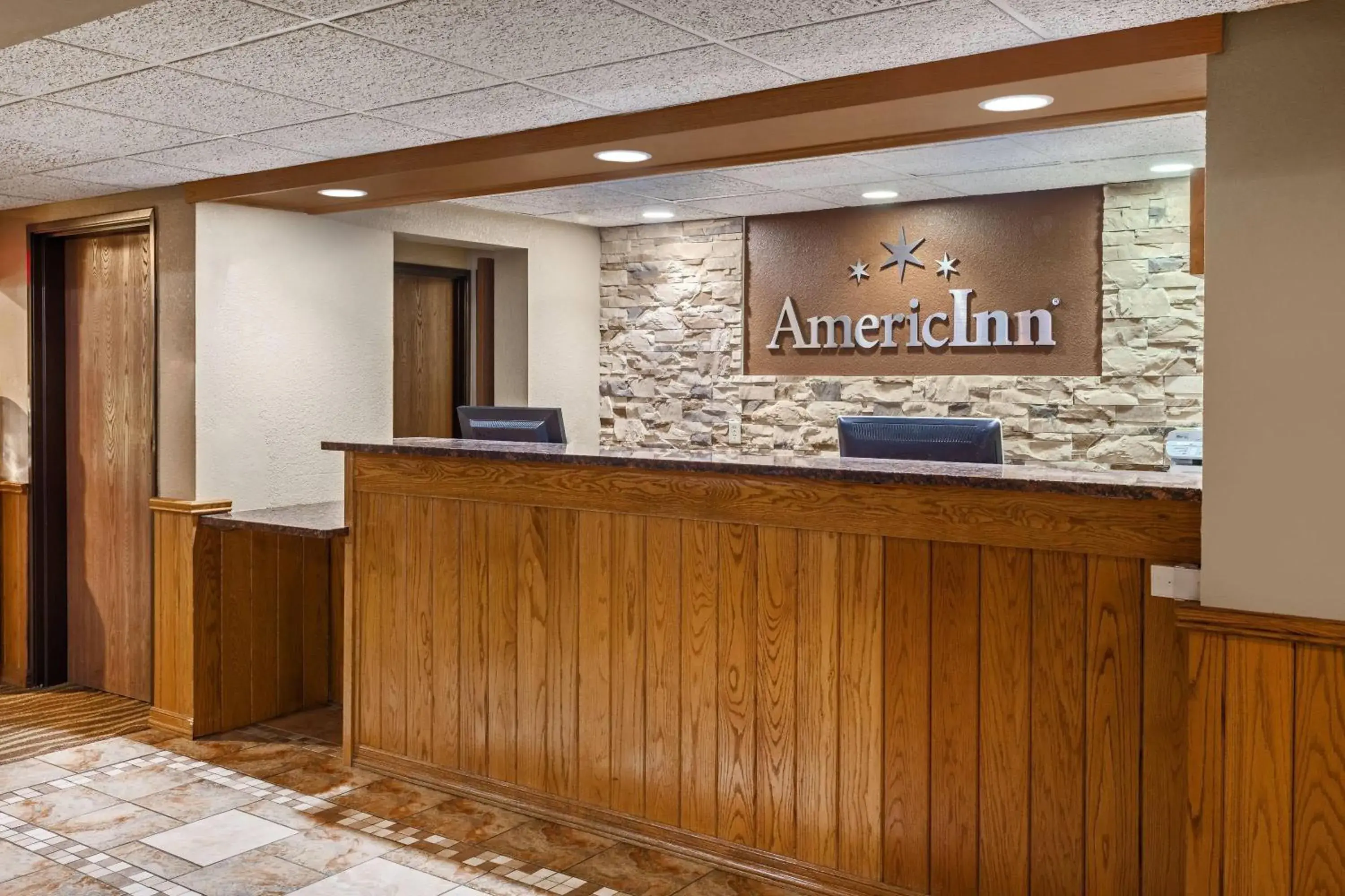 Lobby or reception in AmericInn by Wyndham Monroe Lobby or reception in AmericInn by Wyndham Monroe