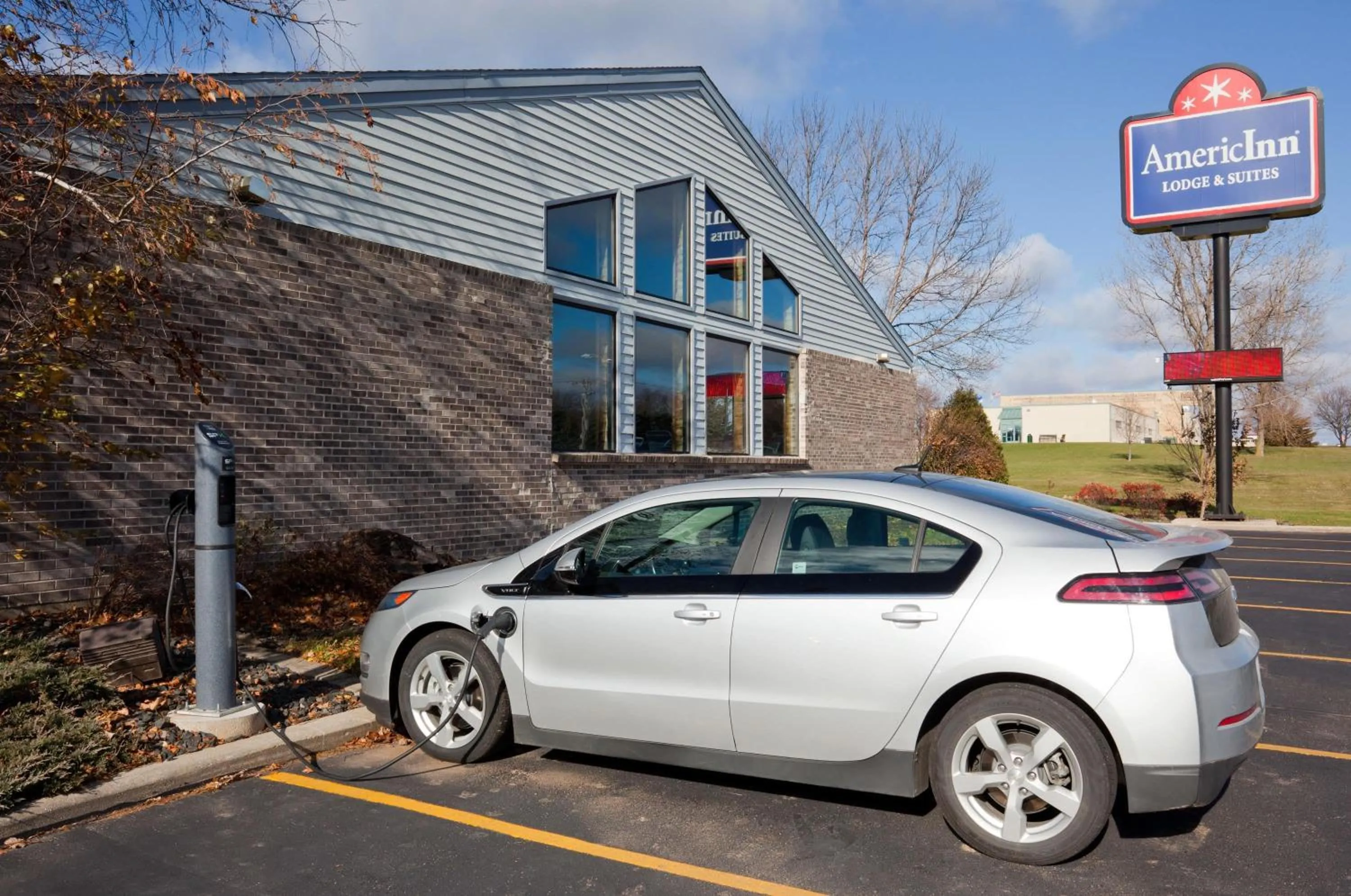 Property building in AmericInn by Wyndham Monroe