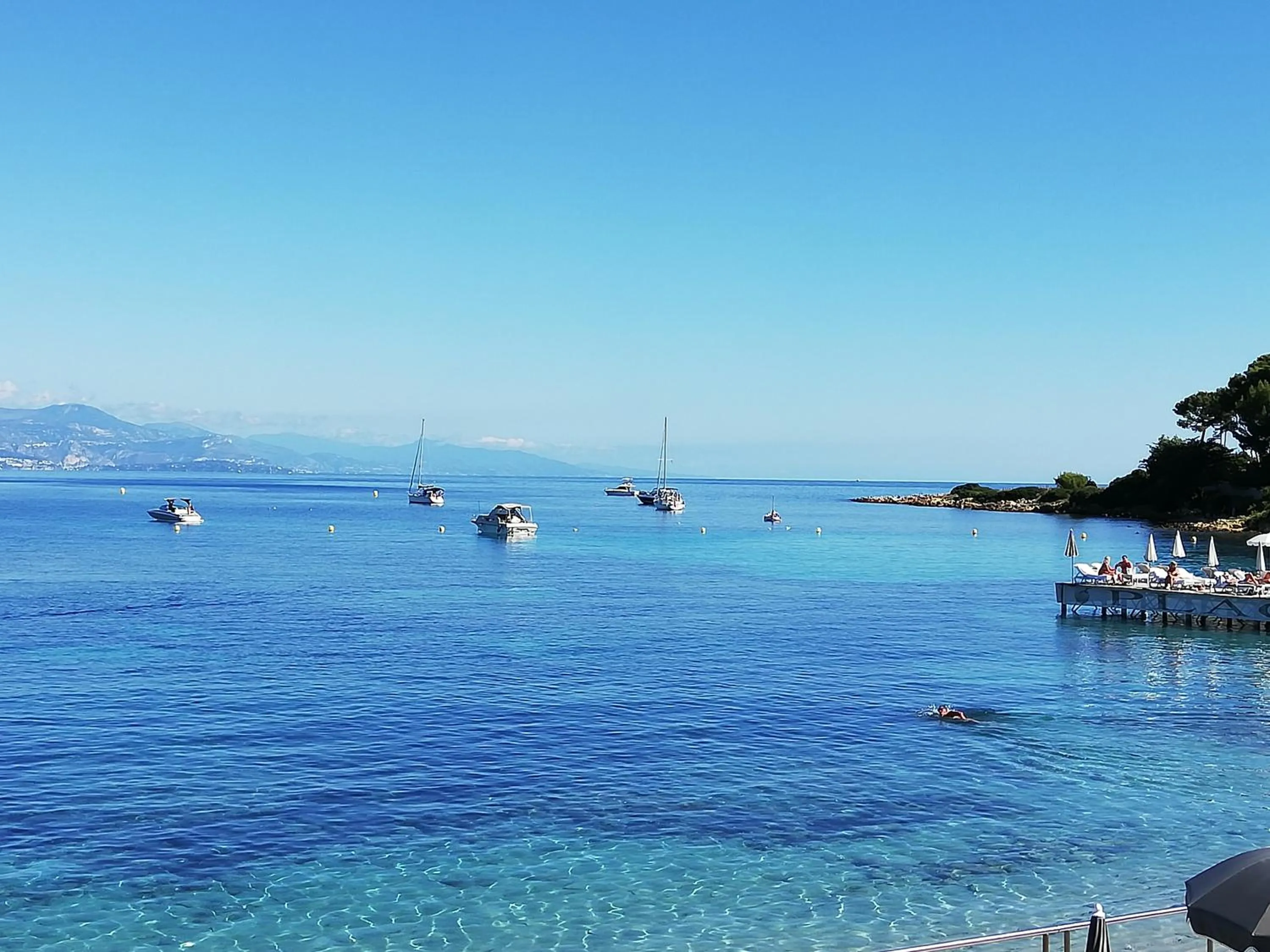 Natural landscape in Hotel Miramar- Cap d'Antibes - La Garoupe plage