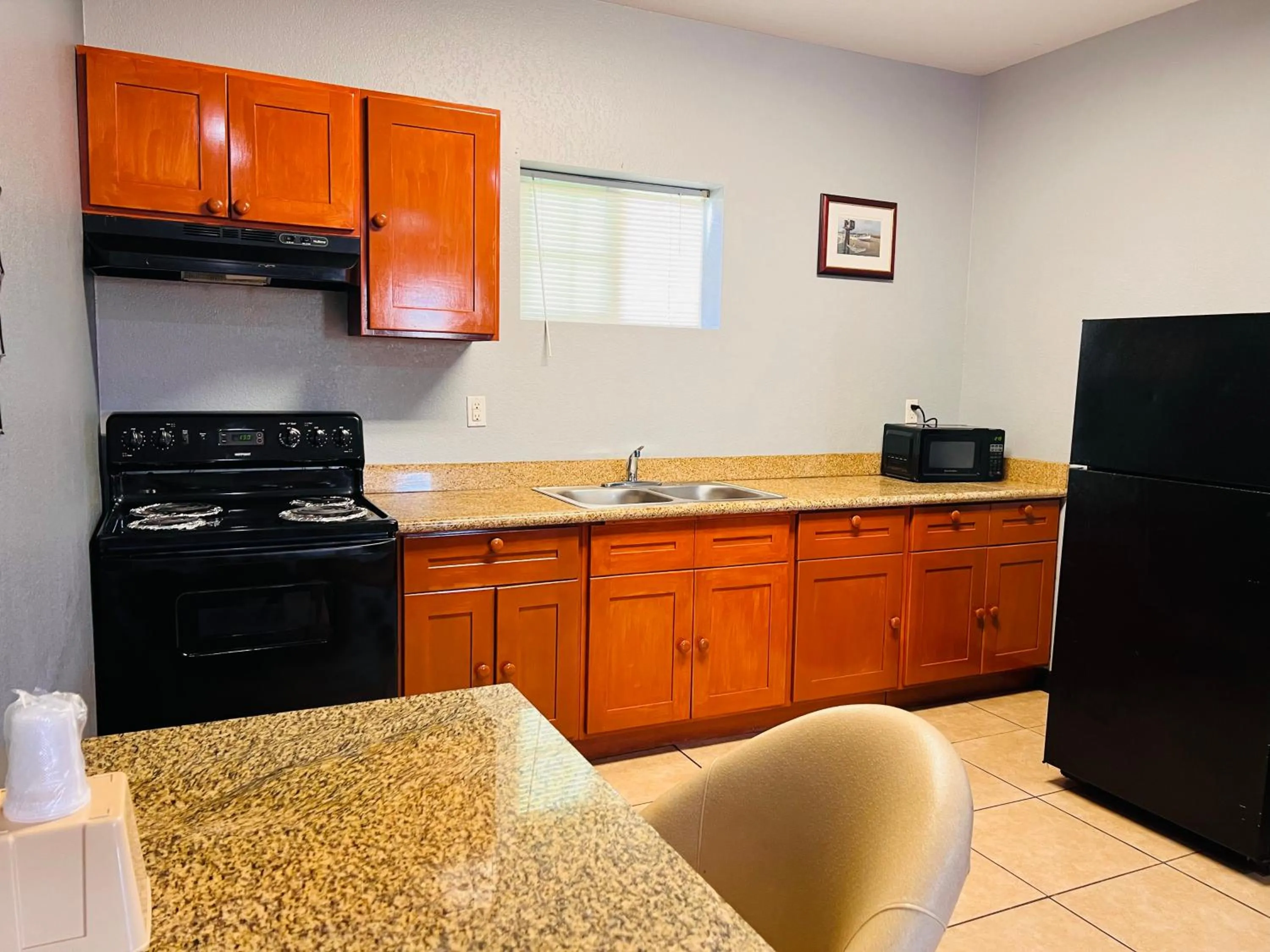 Kitchen or kitchenette in The Shades Motel