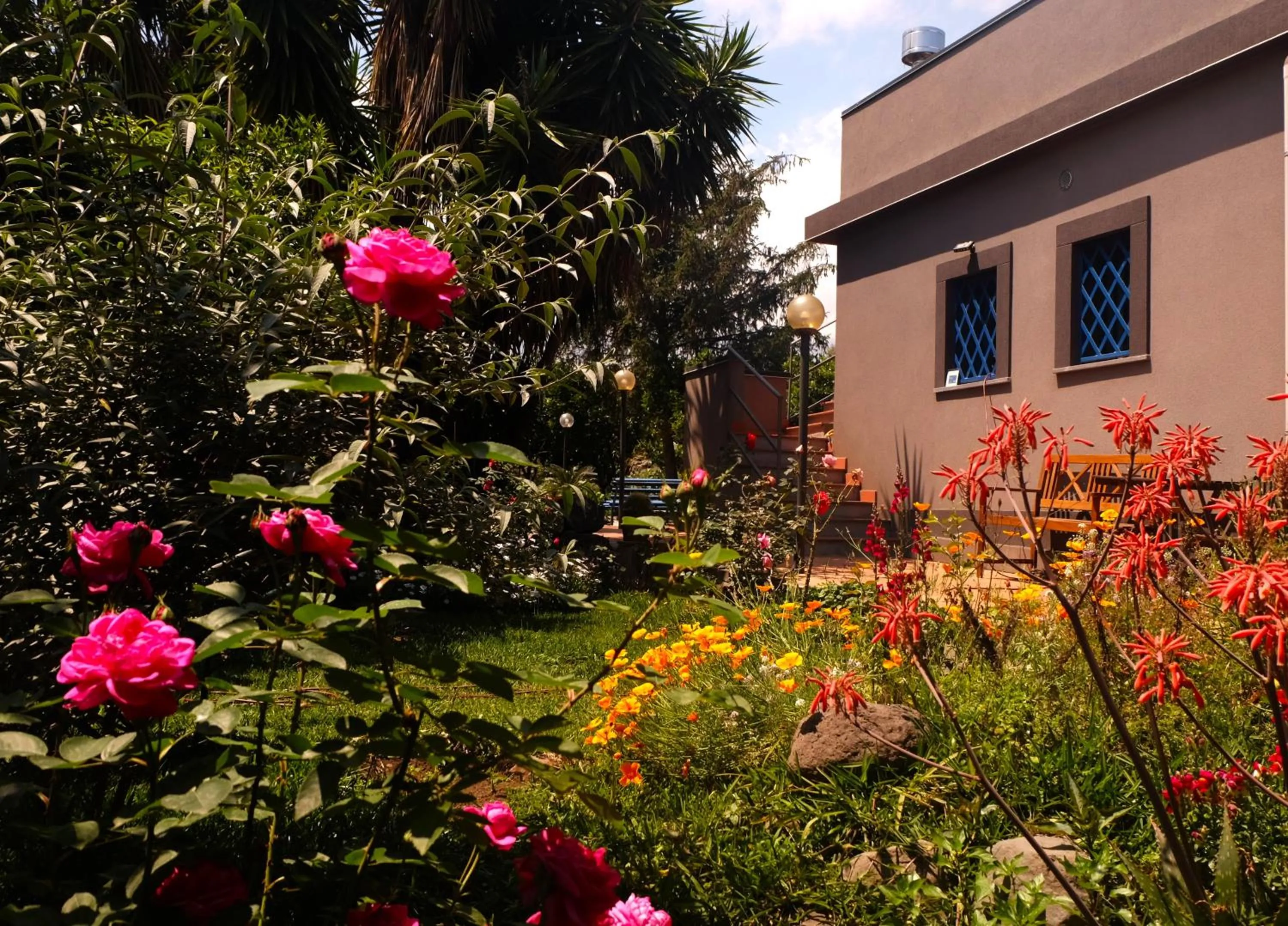 Garden view in B&B CasaNera