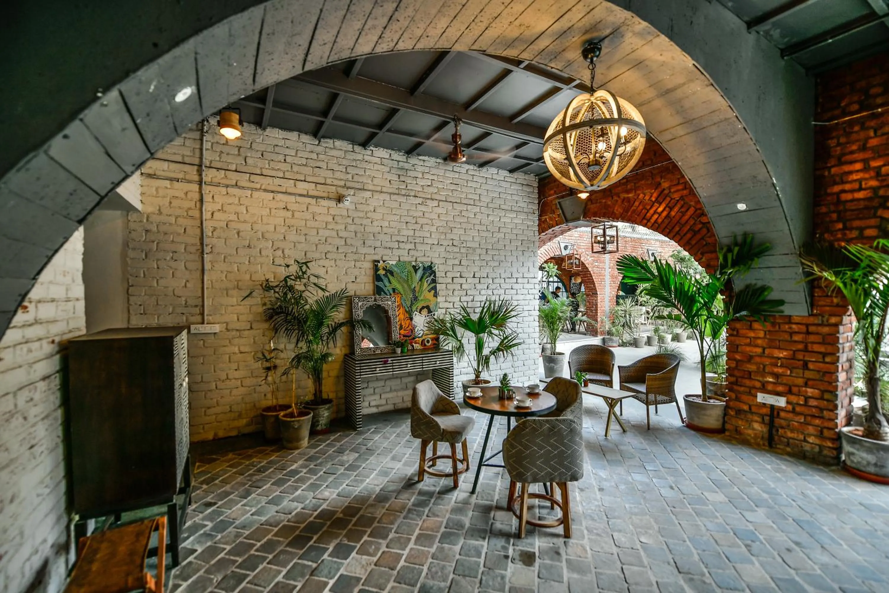 Seating area in The Artist House Udaipur