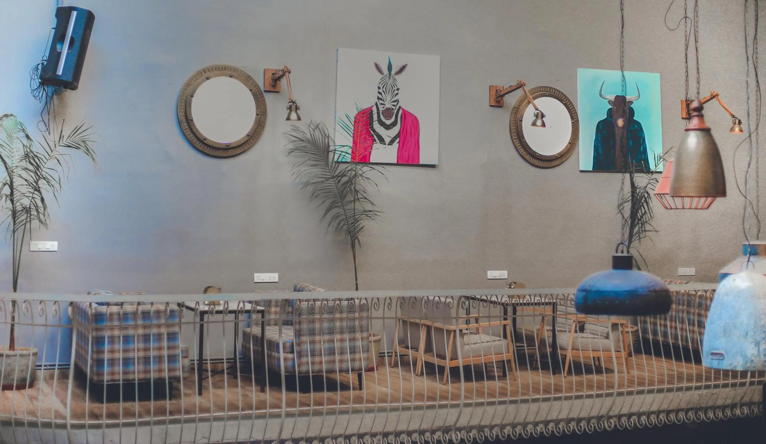 Lounge or bar in The Artist House Udaipur