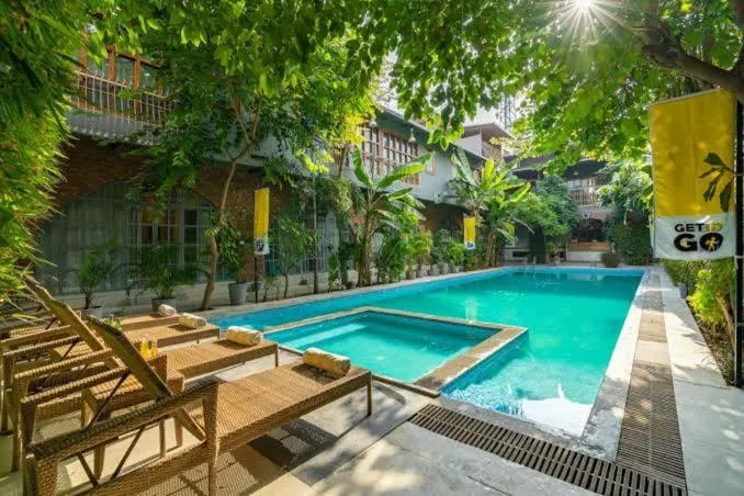 Swimming pool in The Artist House Udaipur