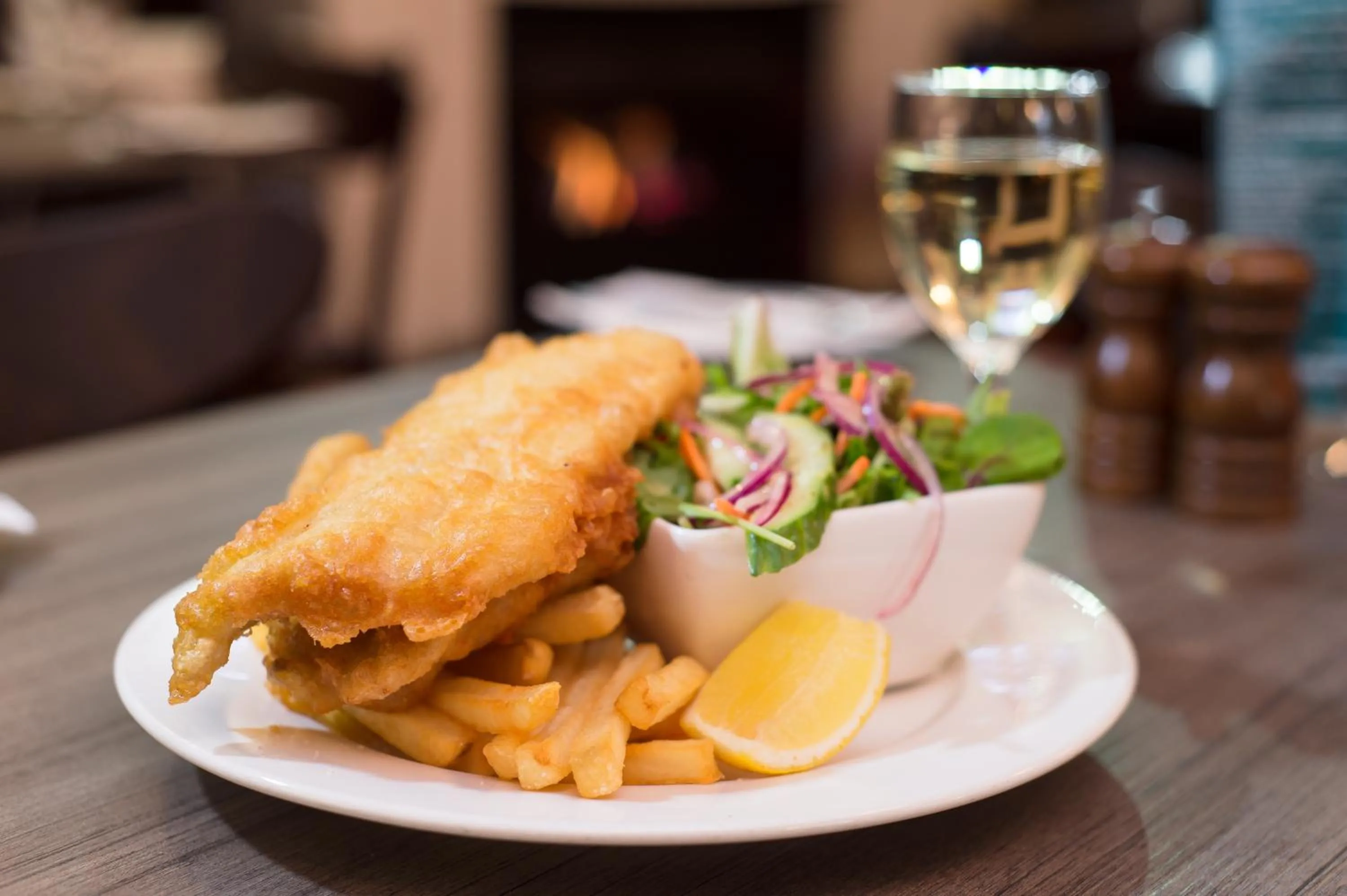 Food close-up in Nightcap at Exeter Hotel