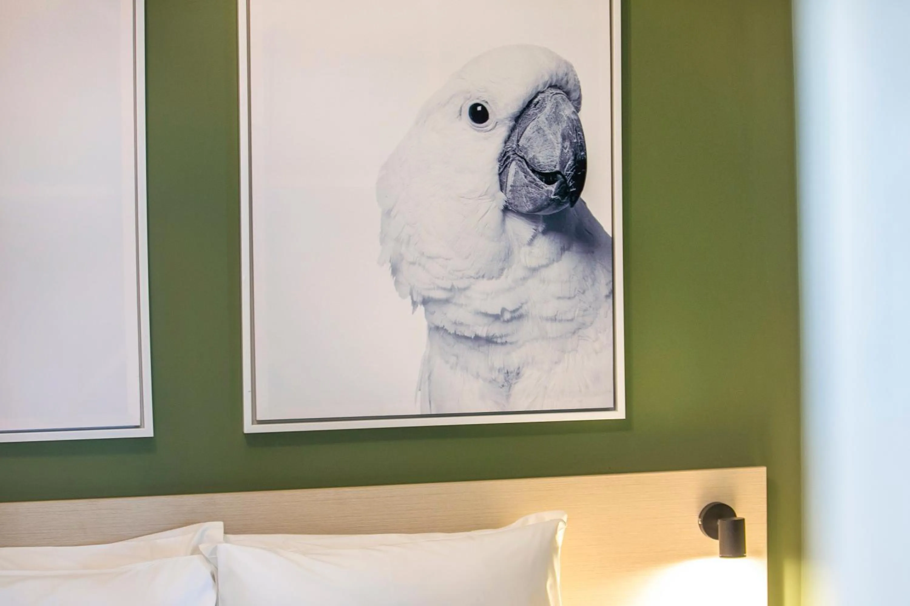 Decorative detail, Bed in Nightcap at Exeter Hotel