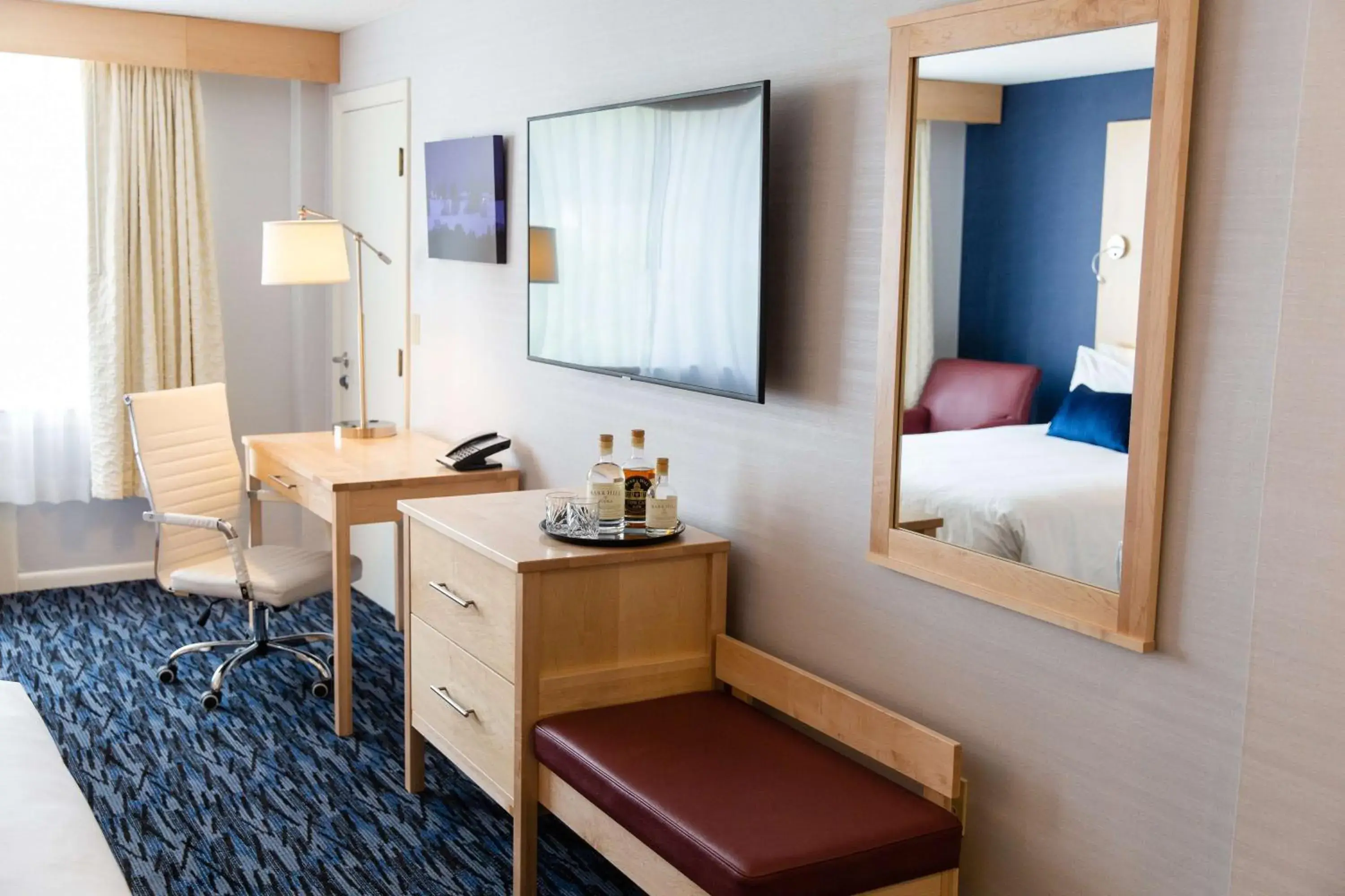 Corner Queen Room with Two Queen Beds and View in Capitol Plaza Hotel Montpelier Tapestry Collection by Hilton Corner Queen Room with Two Queen Beds and View in Capitol Plaza Hotel Montpelier Tapestry Collection by Hilton