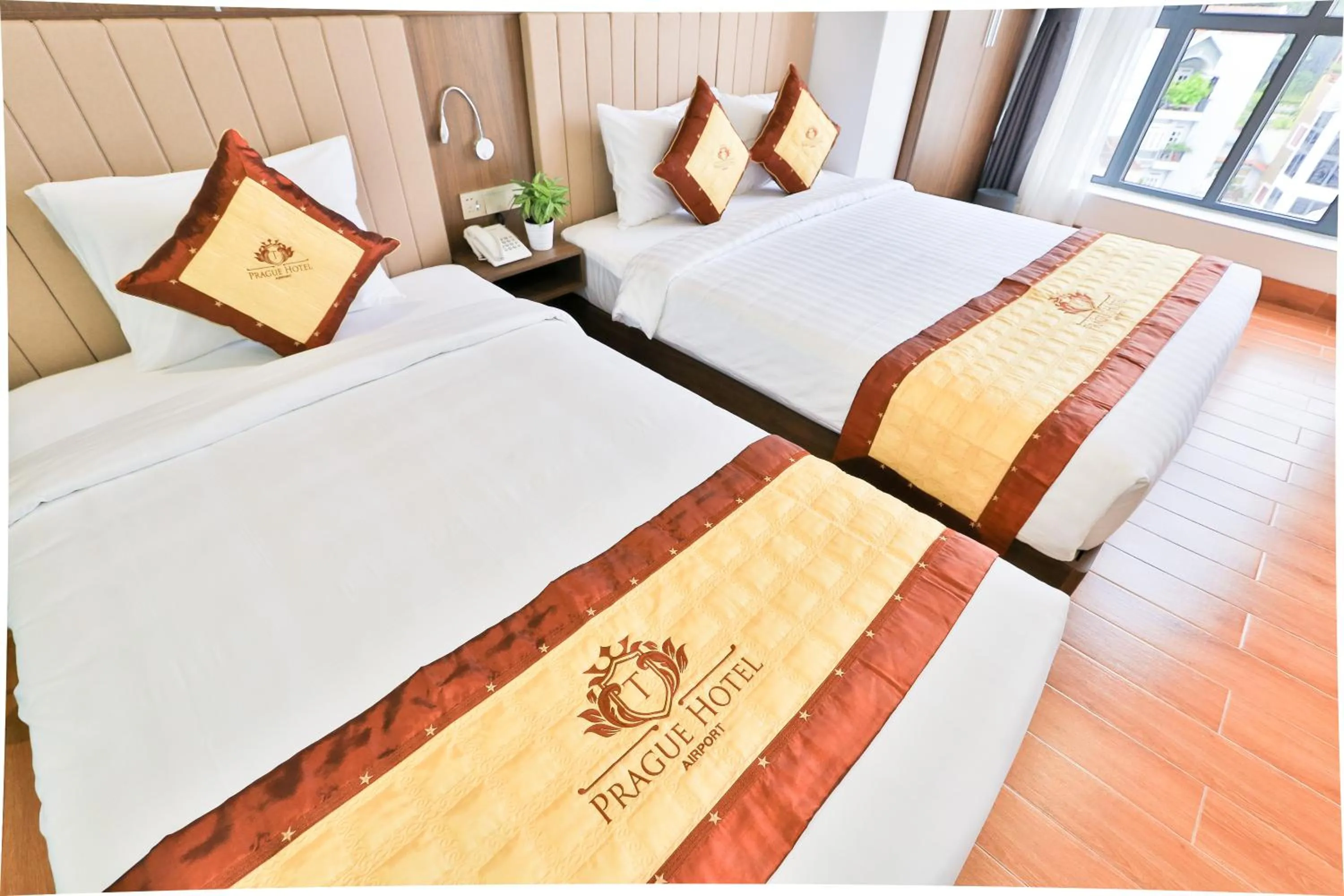 Photo of the whole room, Bed in Prague Saigon Airport Hotel