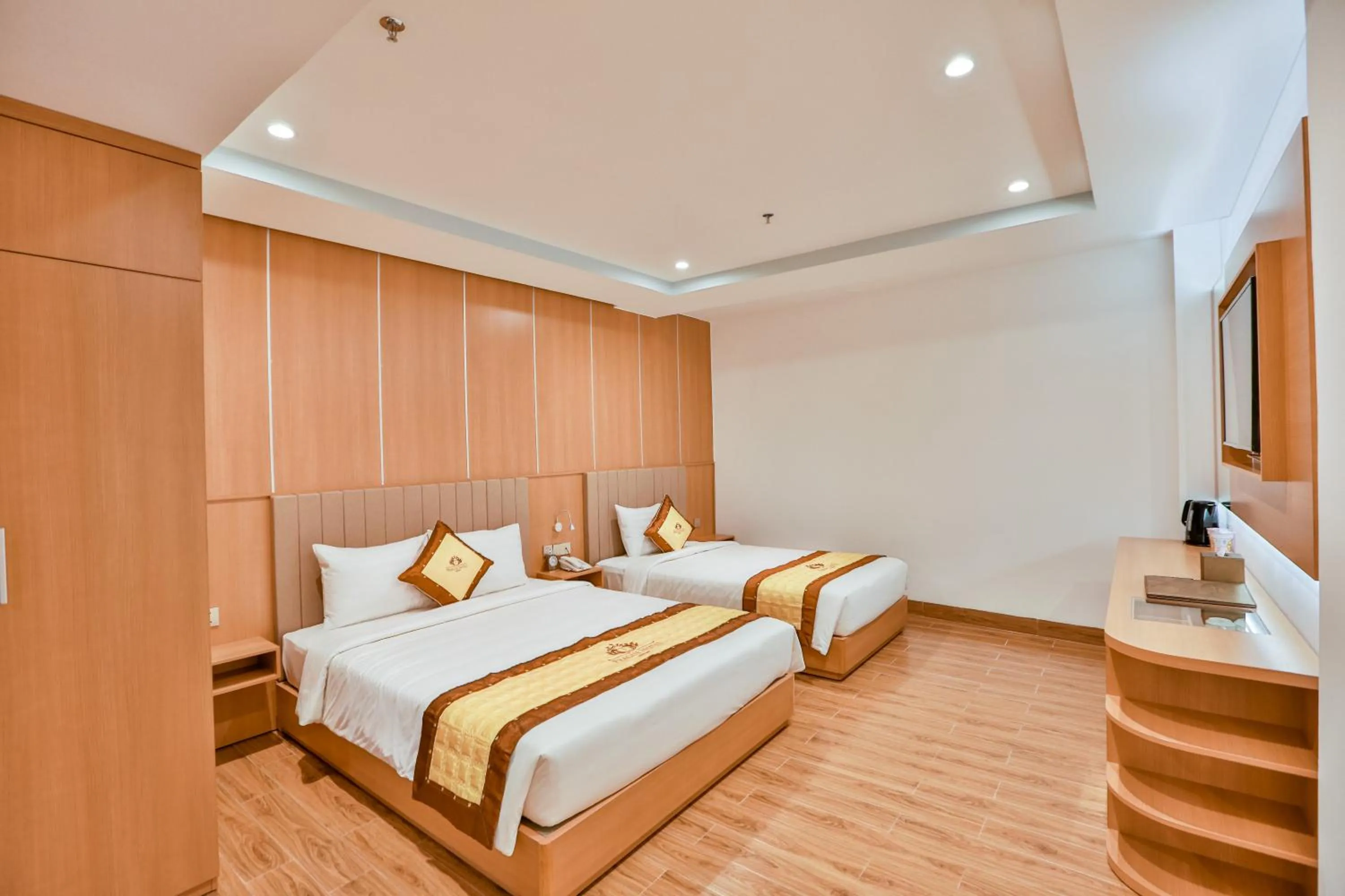 Bed in Prague Saigon Airport Hotel