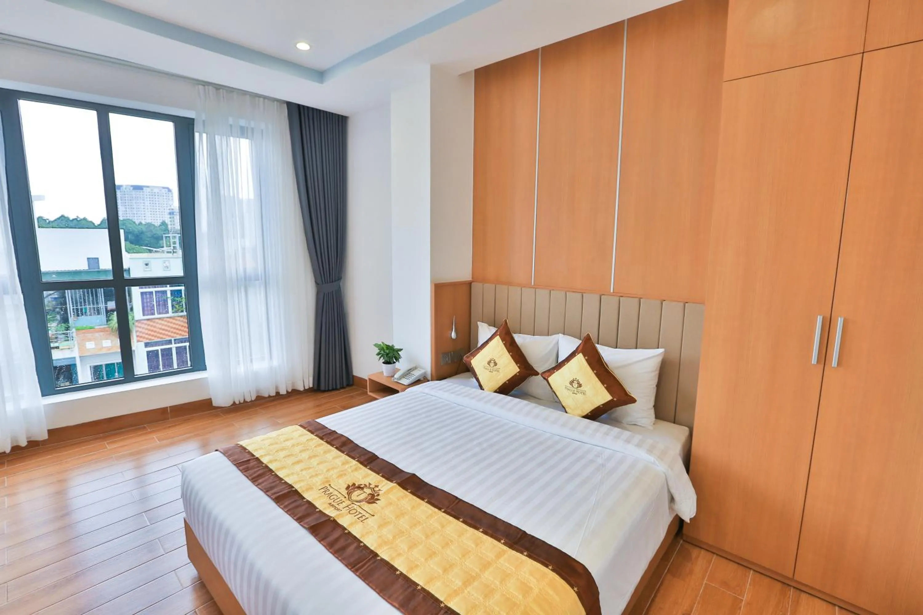 Photo of the whole room, Bed in Prague Saigon Airport Hotel