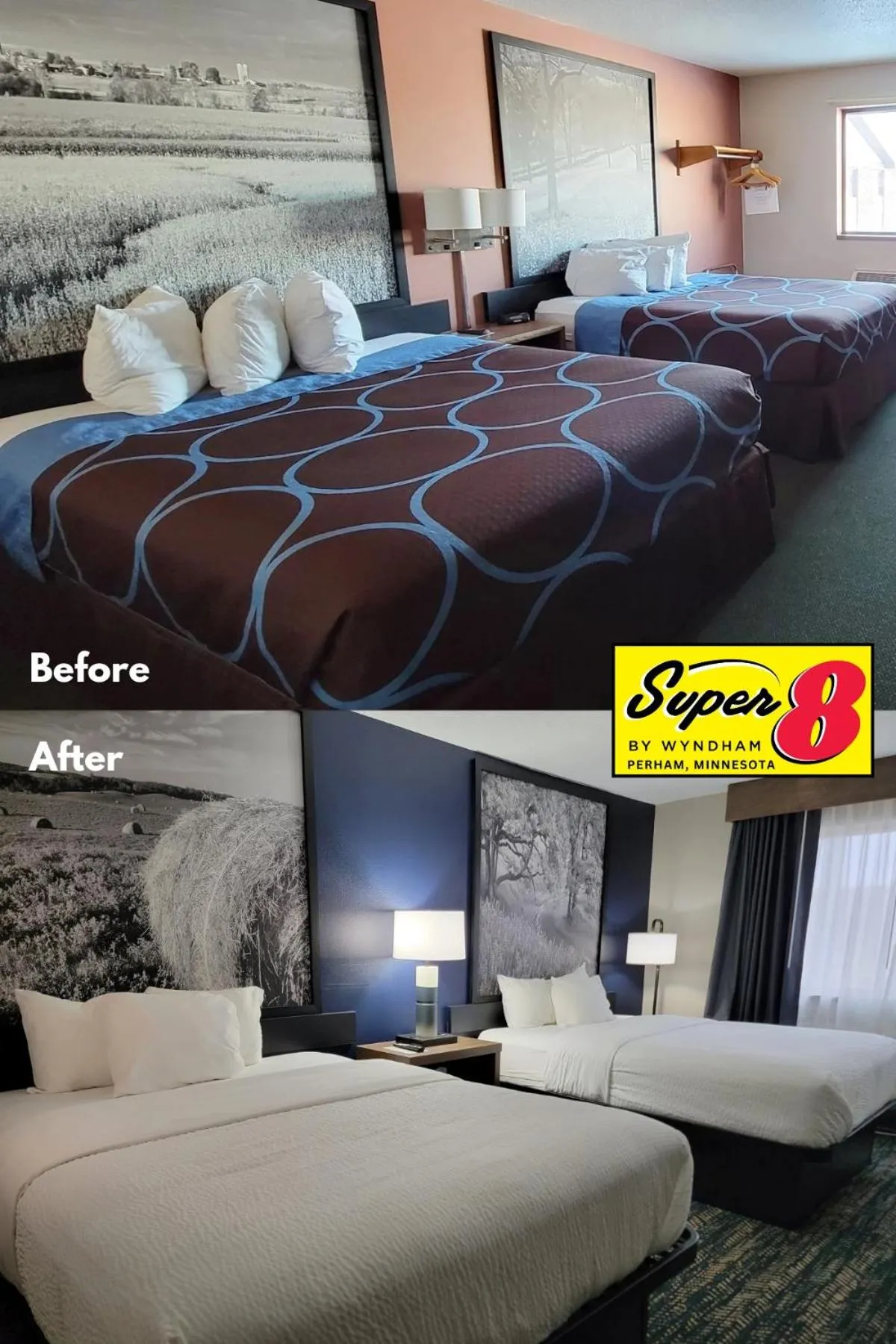 Bed in Super 8 by Wyndham Perham