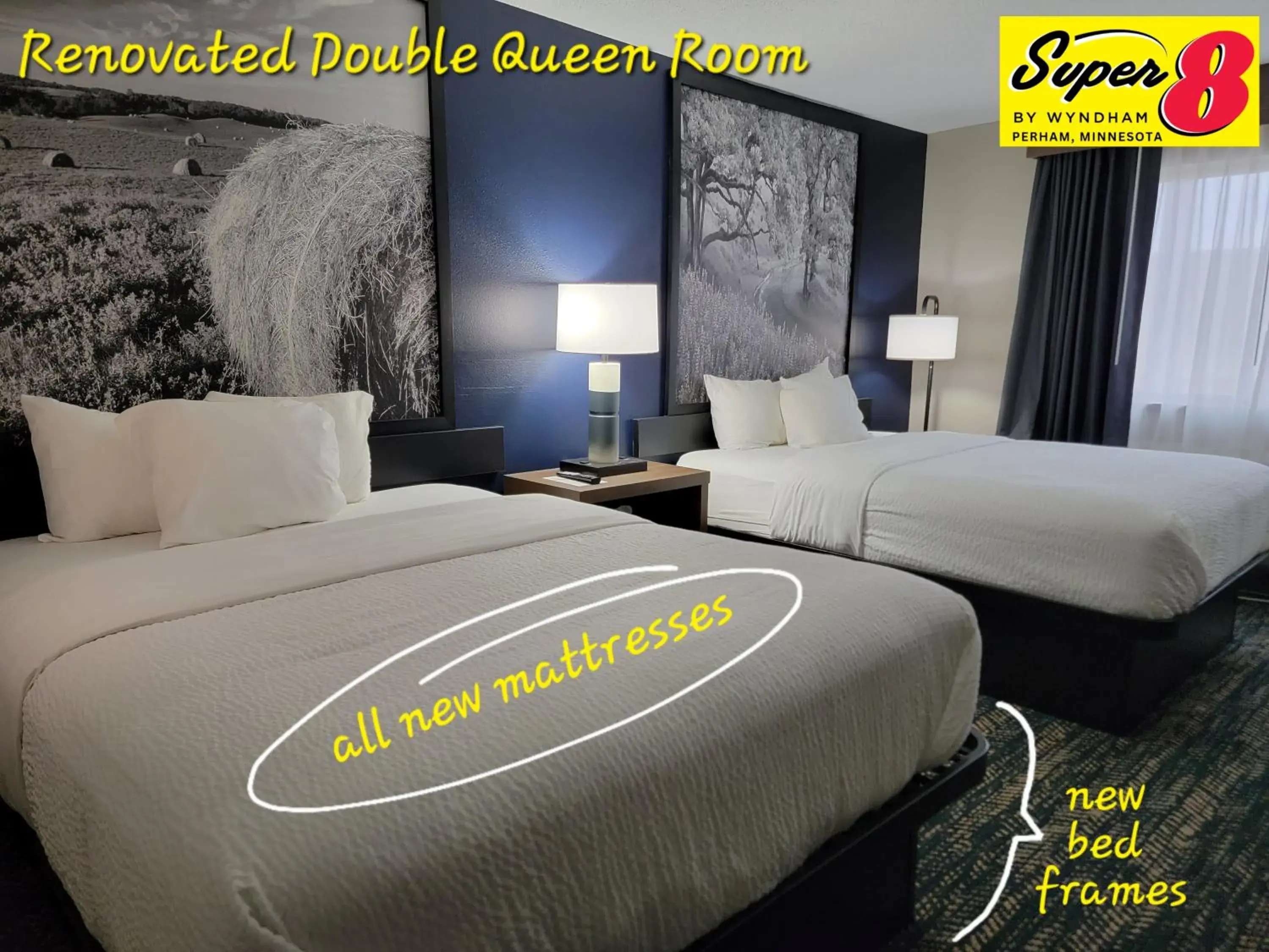 Bed in Super 8 by Wyndham Perham Bed in Super 8 by Wyndham Perham